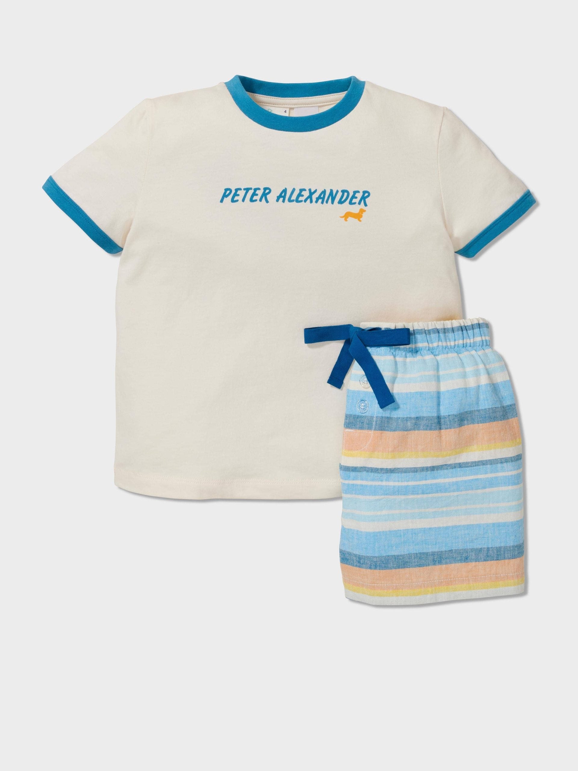 Jnr Boys Surf Stripe Pj Set multi image 0