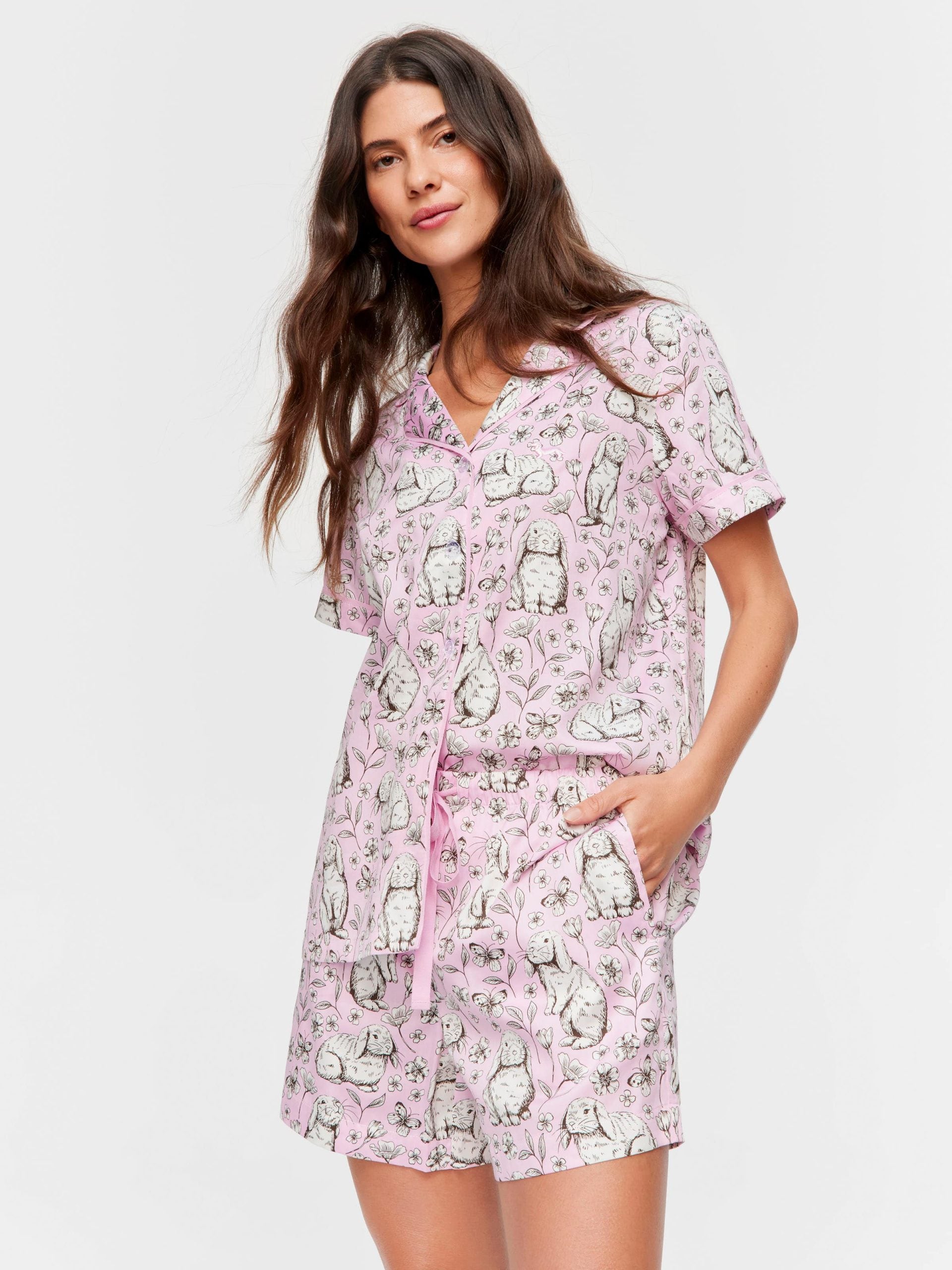 Toile Bunny Shortie Pj Set multi image 0