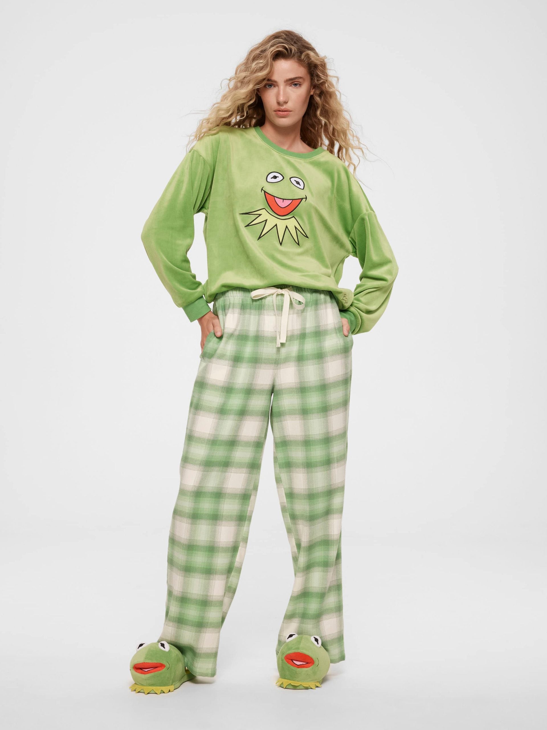 Green Check Flannelette Classic Pj Pant multi image 0