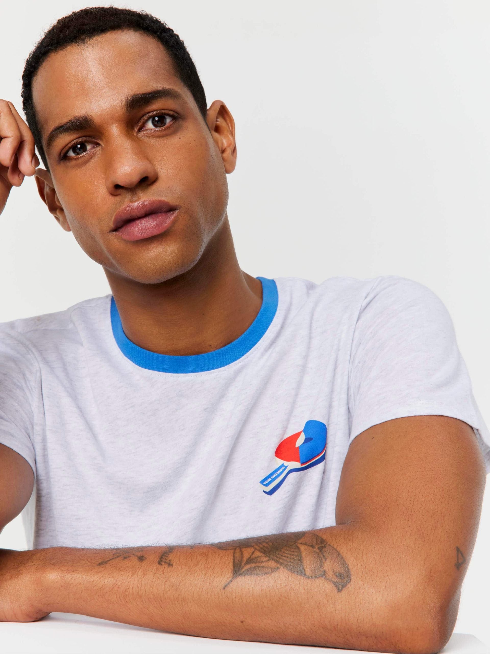 Ping Pong Tee greymarle image 0