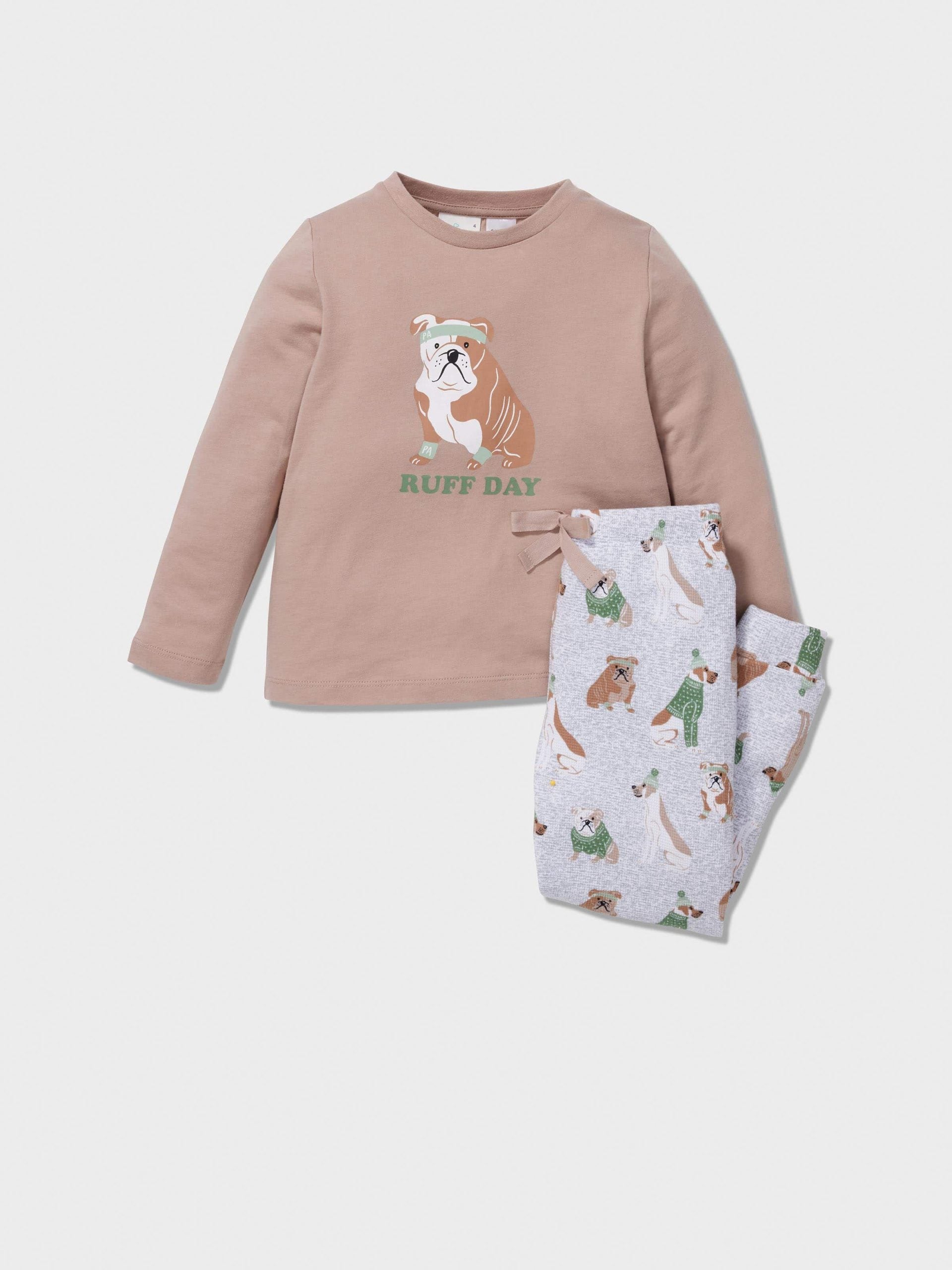 Jnr Boys Ruff Day Long Pj Set Multi image 0