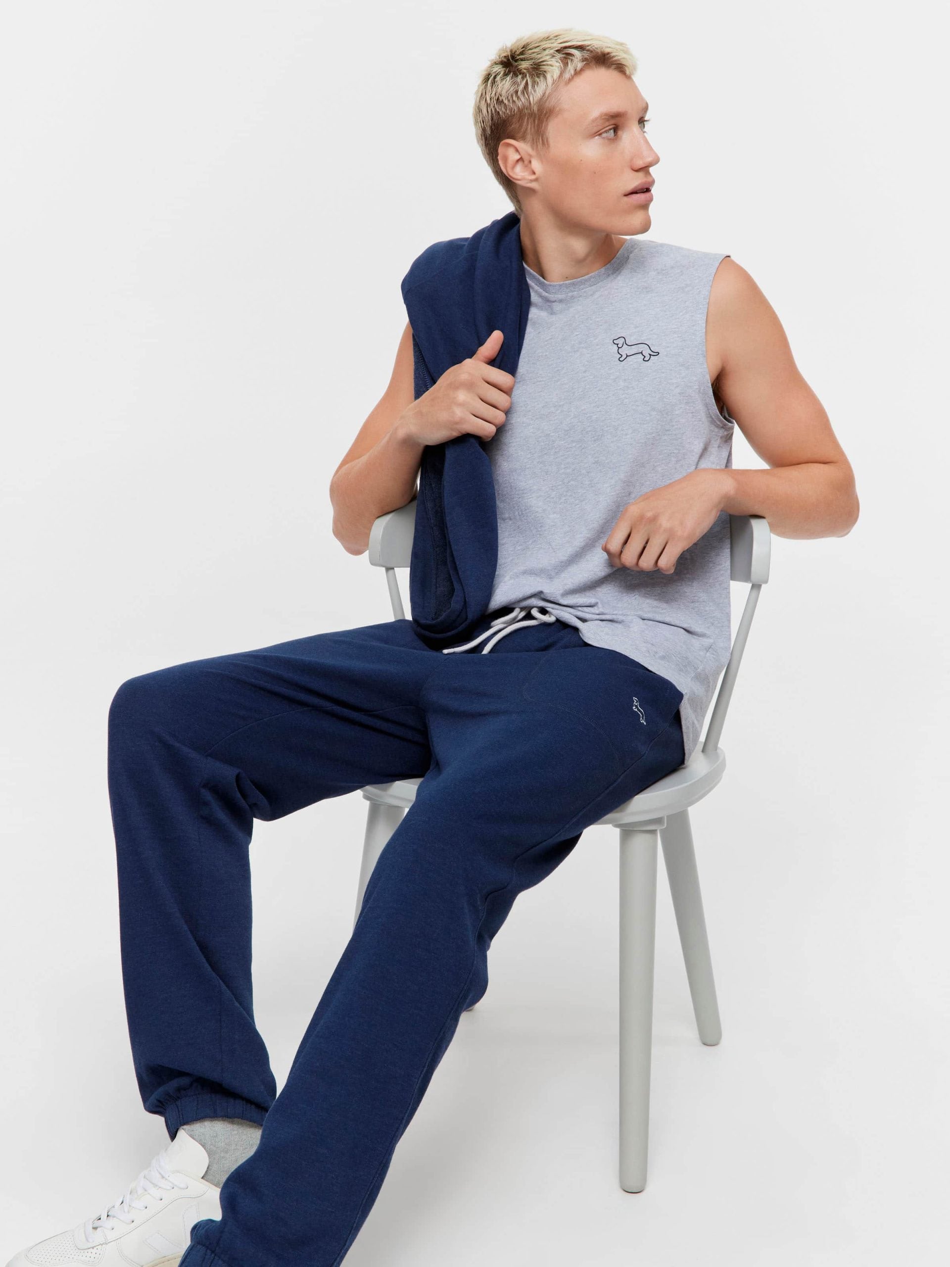 Navy Fleece Track Pant navy image 0
