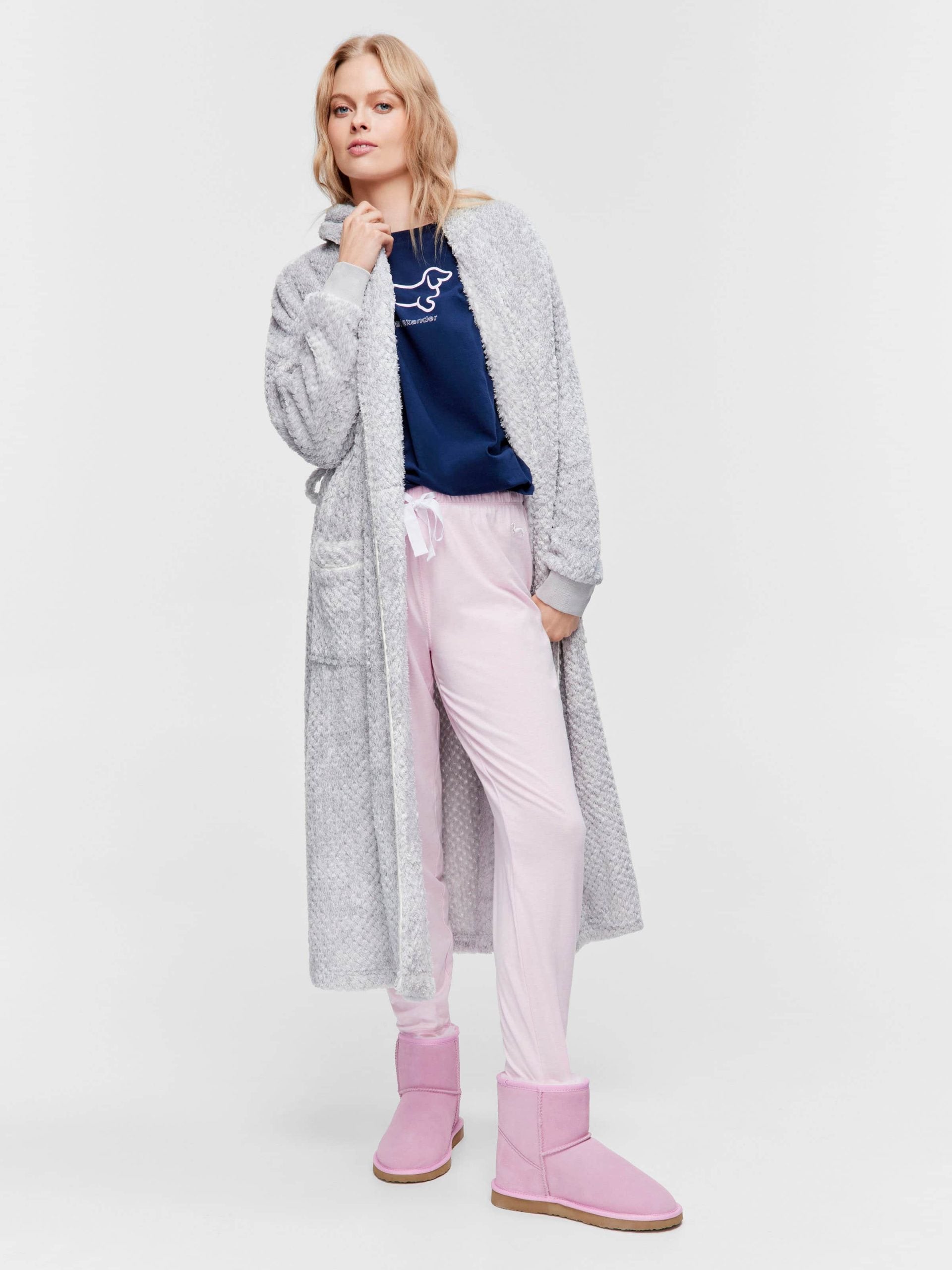 Pink Marle Tapered Pj Pant pink image 0