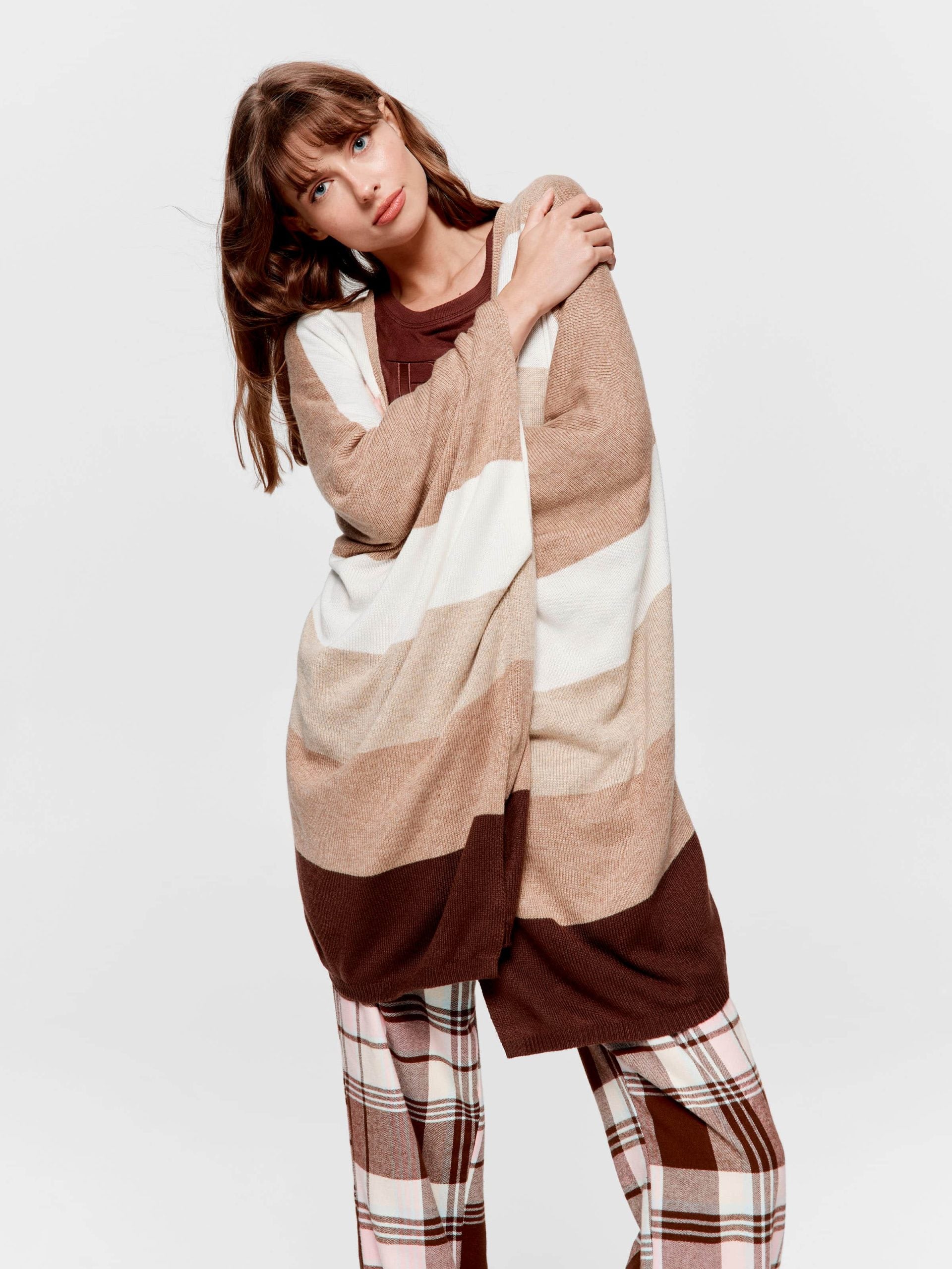 Stripe Poncho multi image 0