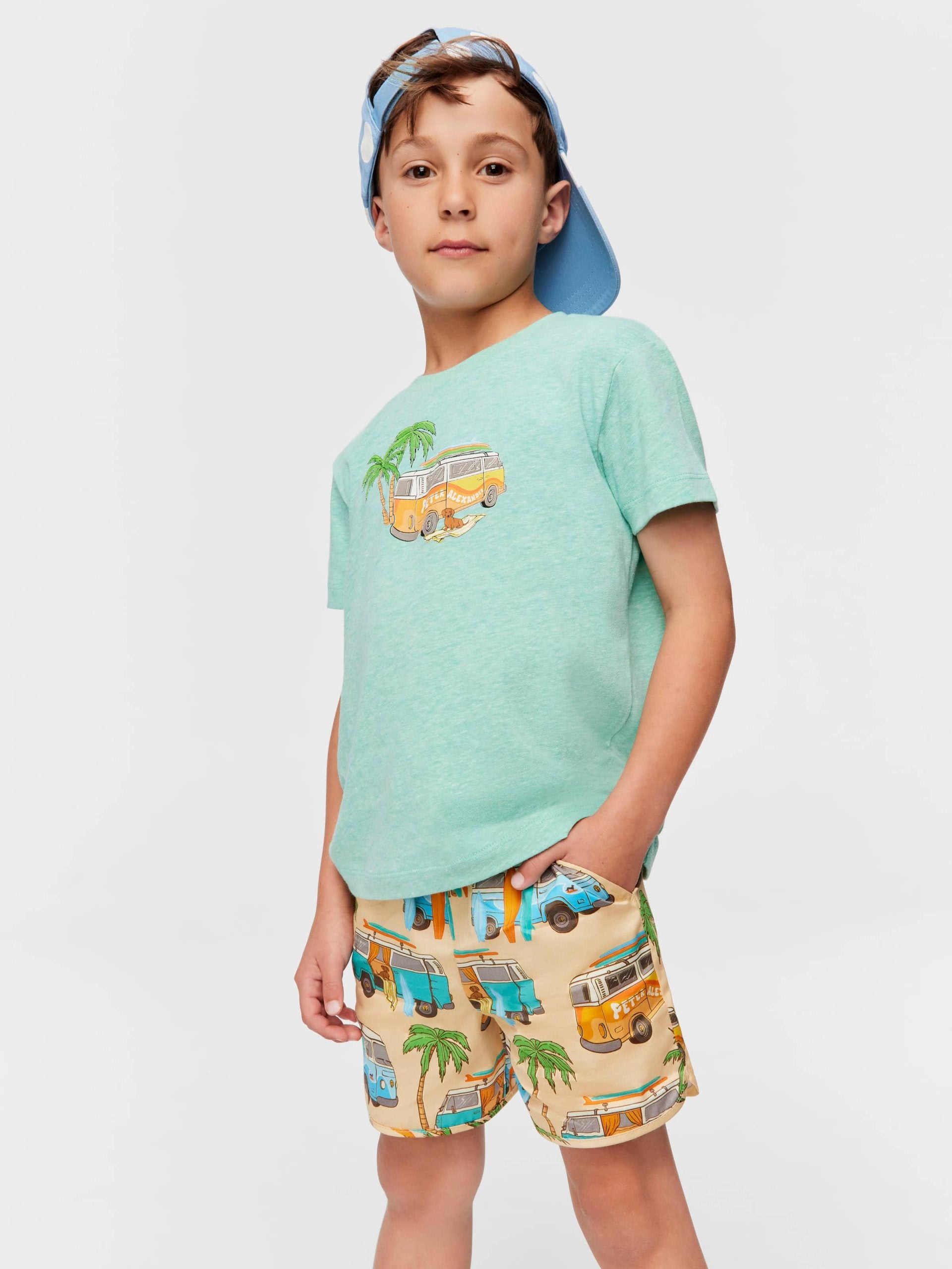 Jnr Boys Surf Van Pj Set multi image 0