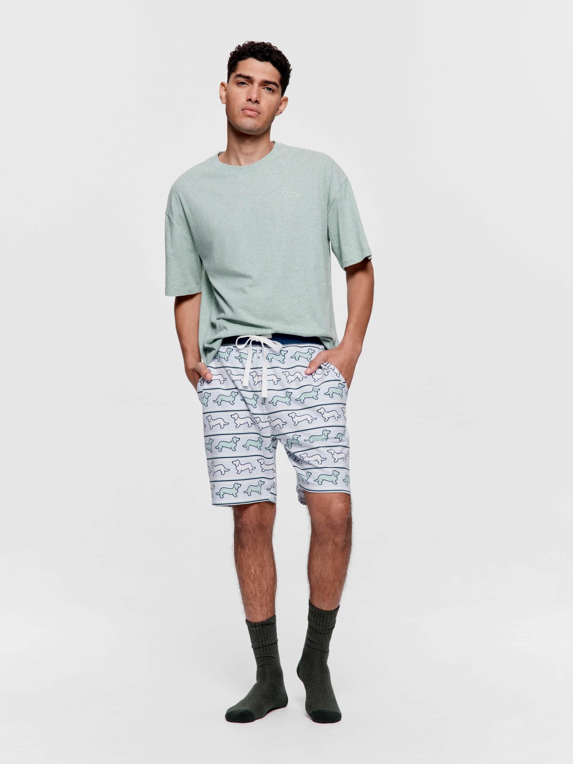 Penny Stripe Mid Short multi image 0