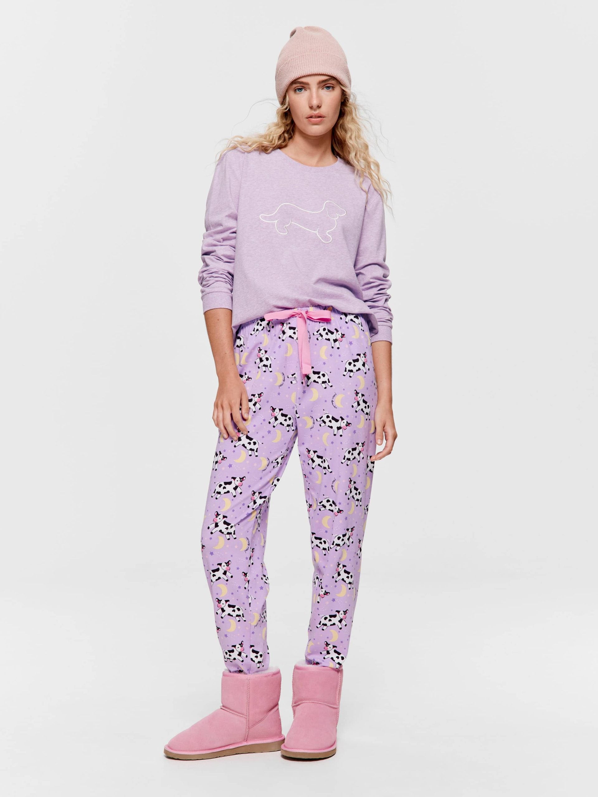 Cow Easy Pj Pant multi image 0