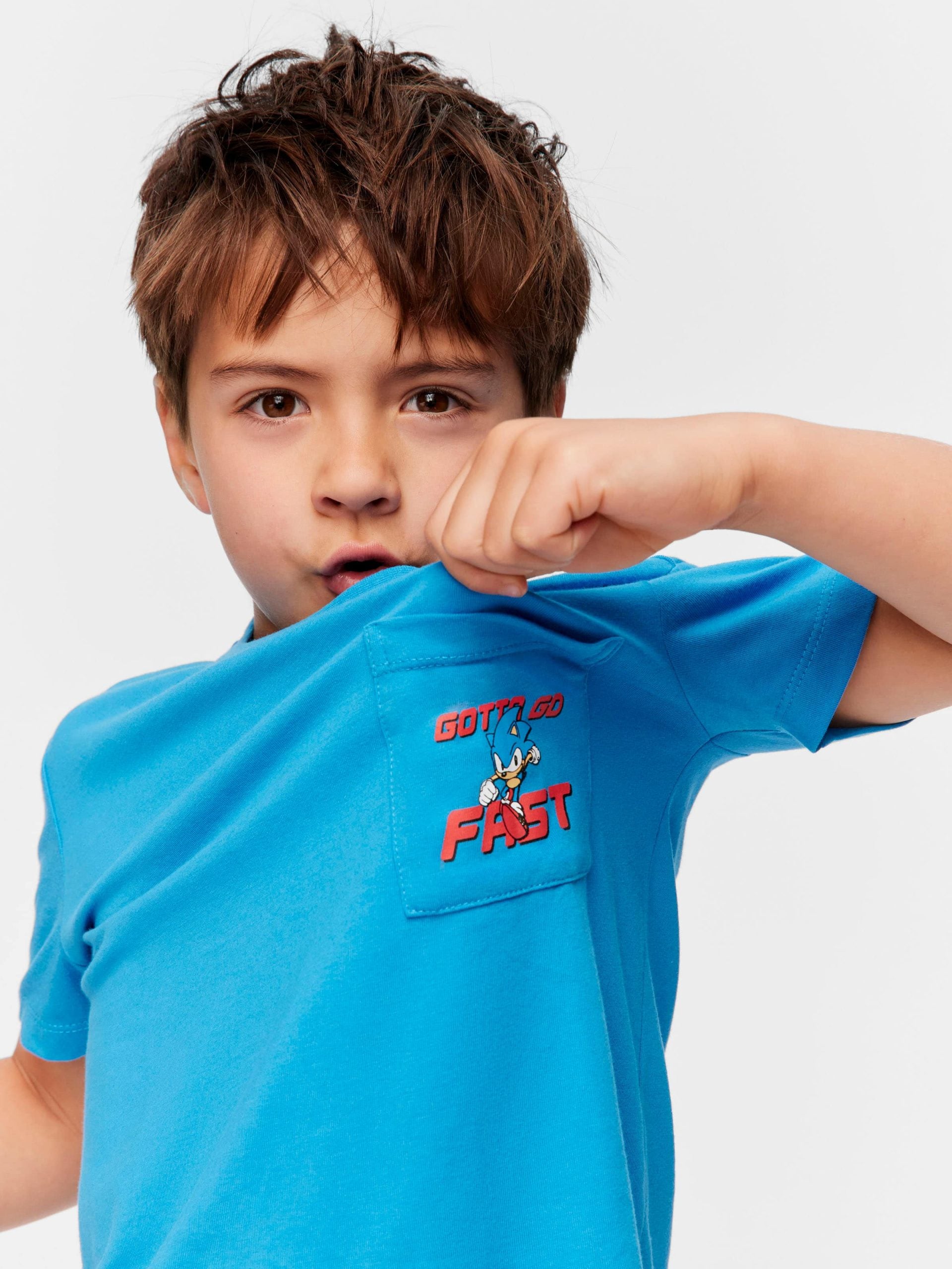 Jnr Boys Sonic Pj Set multi image 0