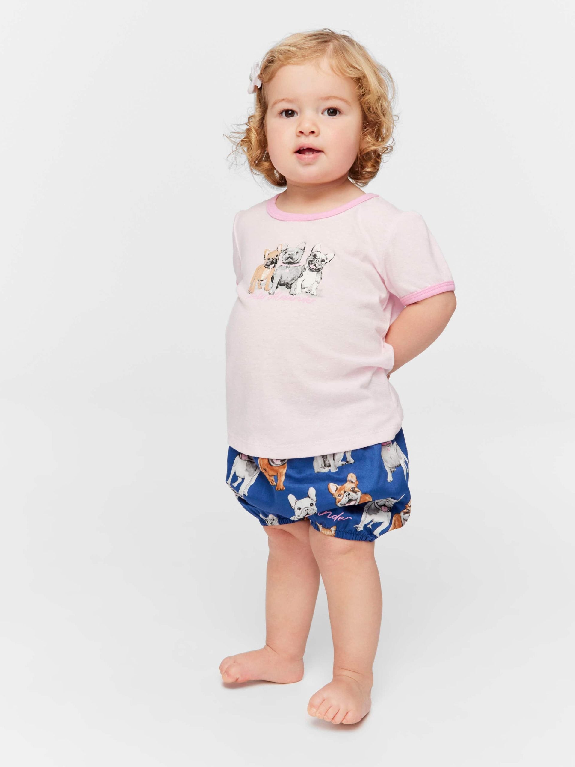 Baby Frenchie Pj Set Multi image 0