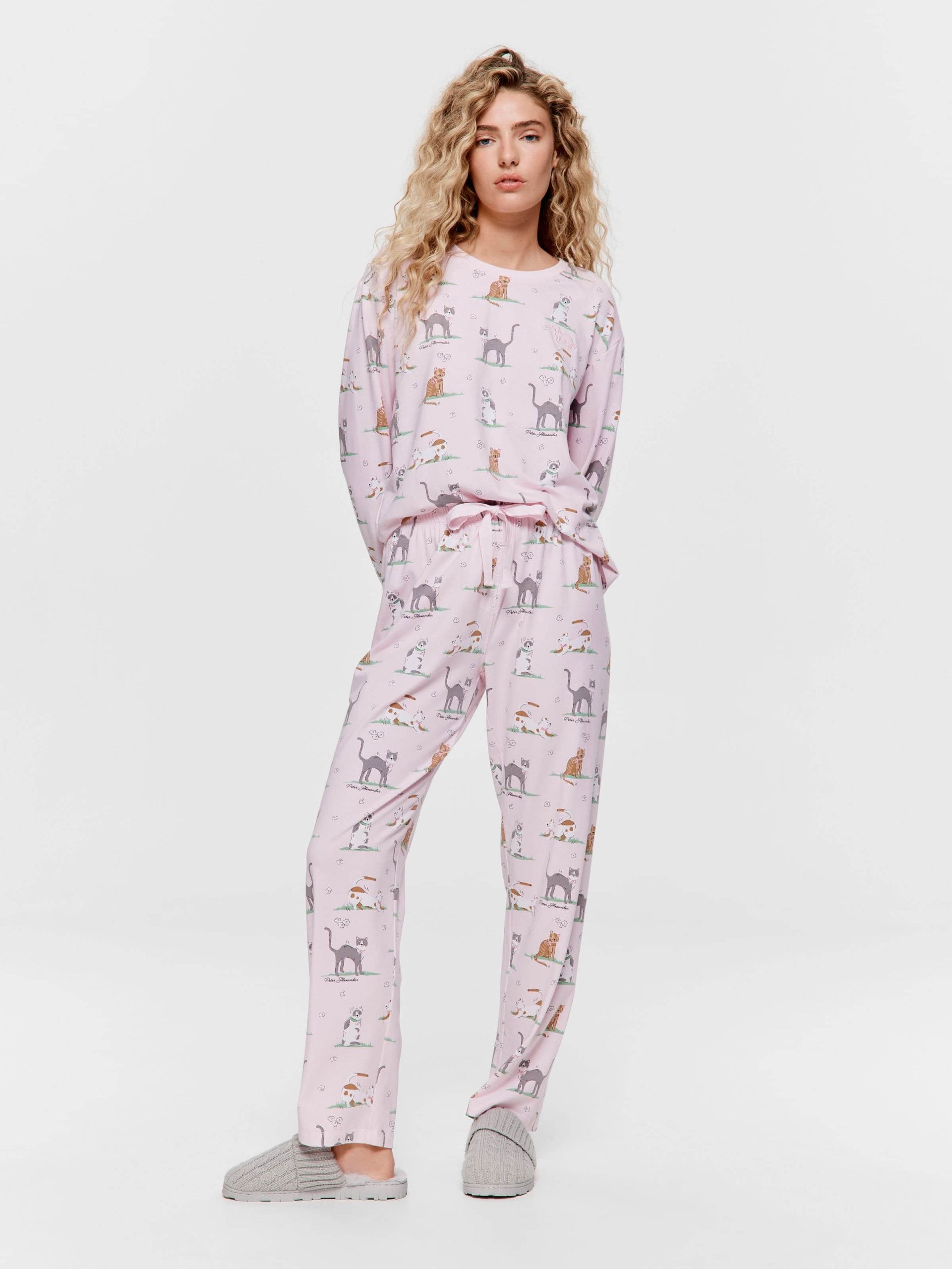 Cats Straight Leg Pj Pant multi image 0