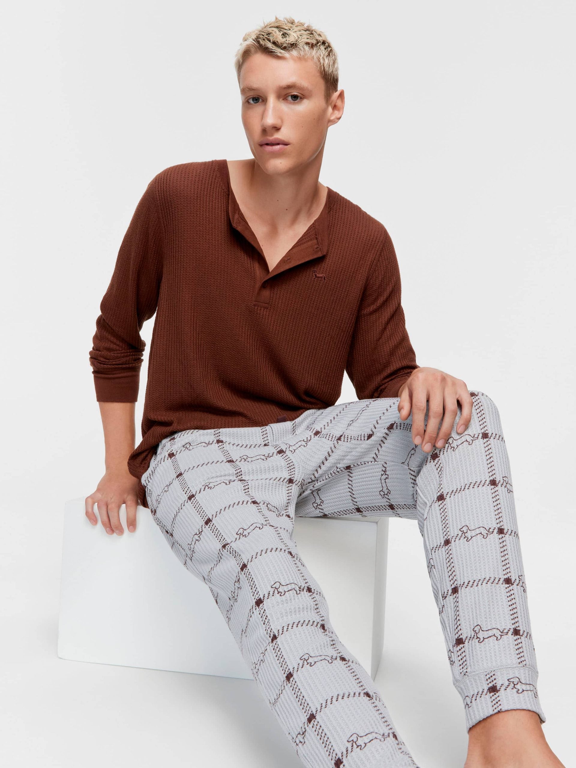 Choc Waffle Pj Pant multi image 0