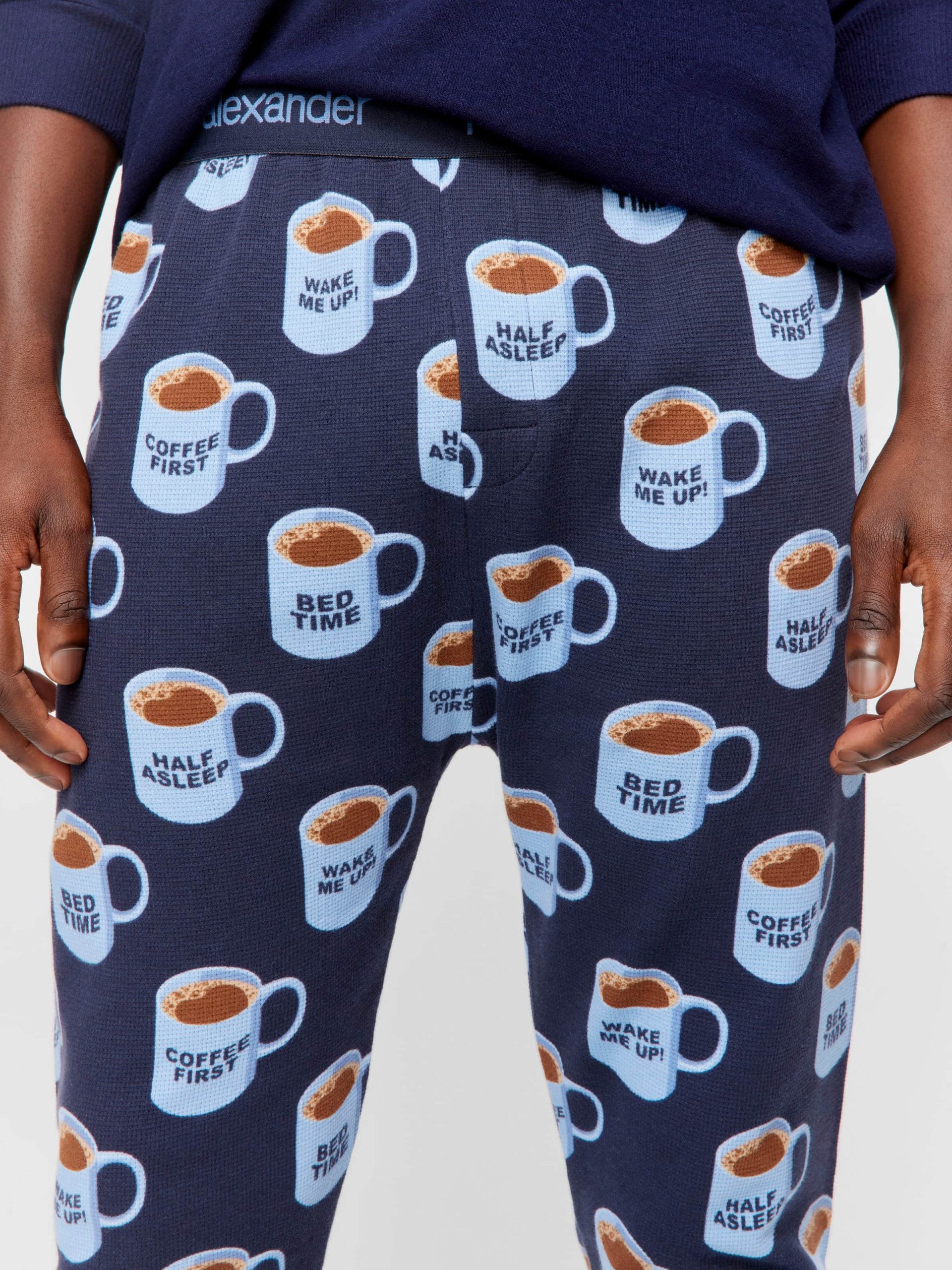 Coffee First Long John Pj Pant multi image 0