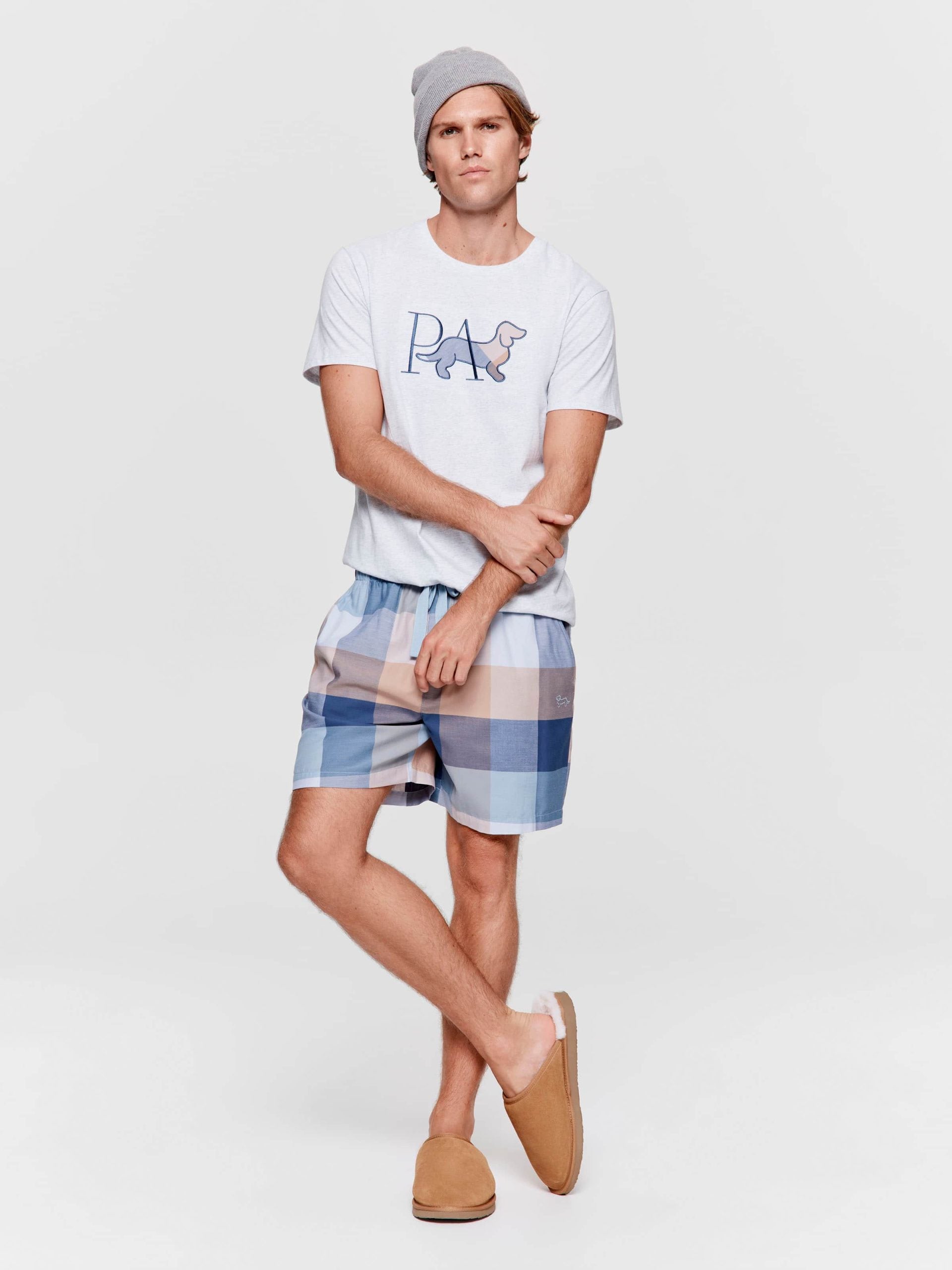 Navy Buffalo Mid Short multi image 0