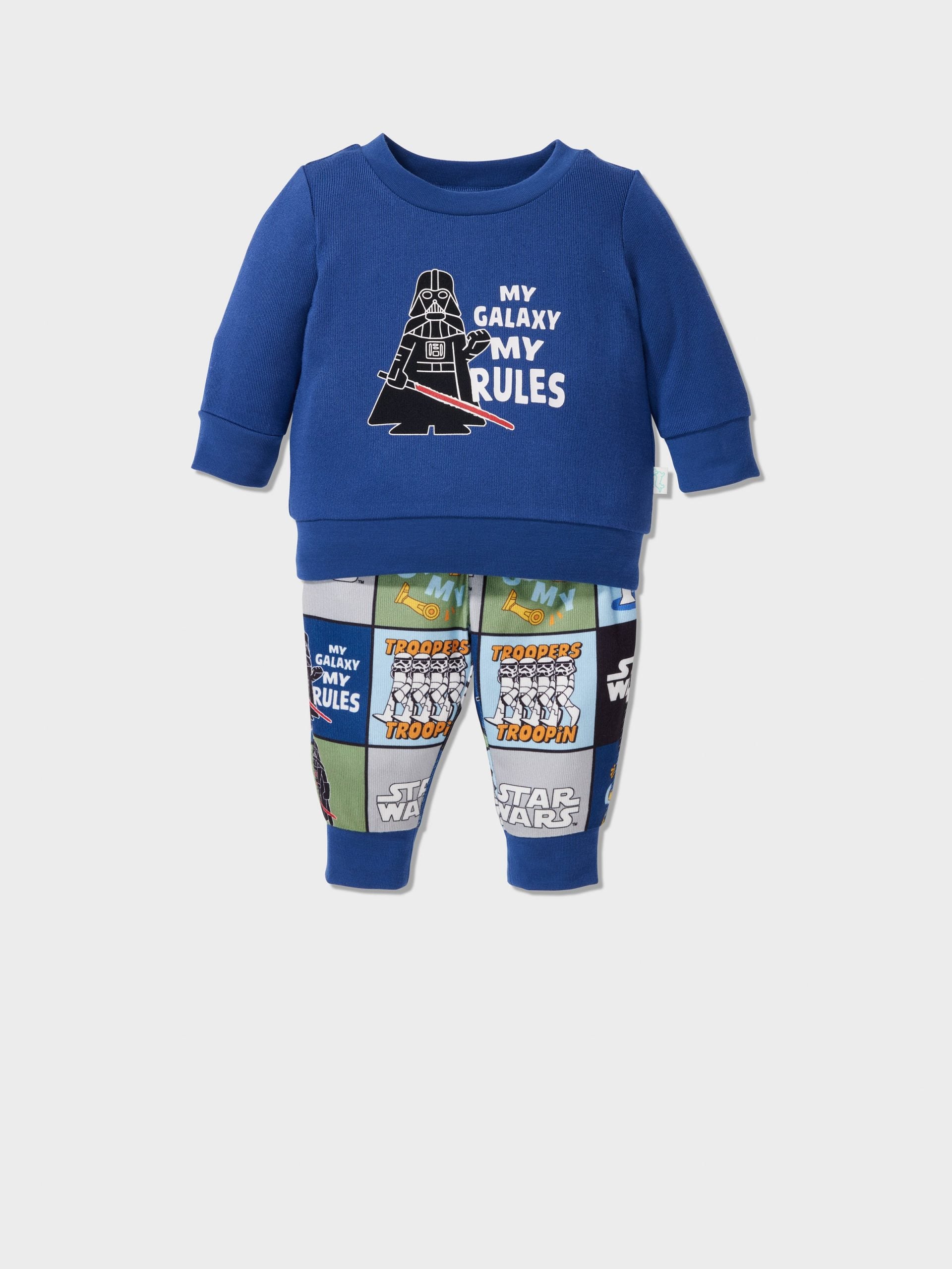 Baby Star Wars Empire Long Pj Set Multi image 0