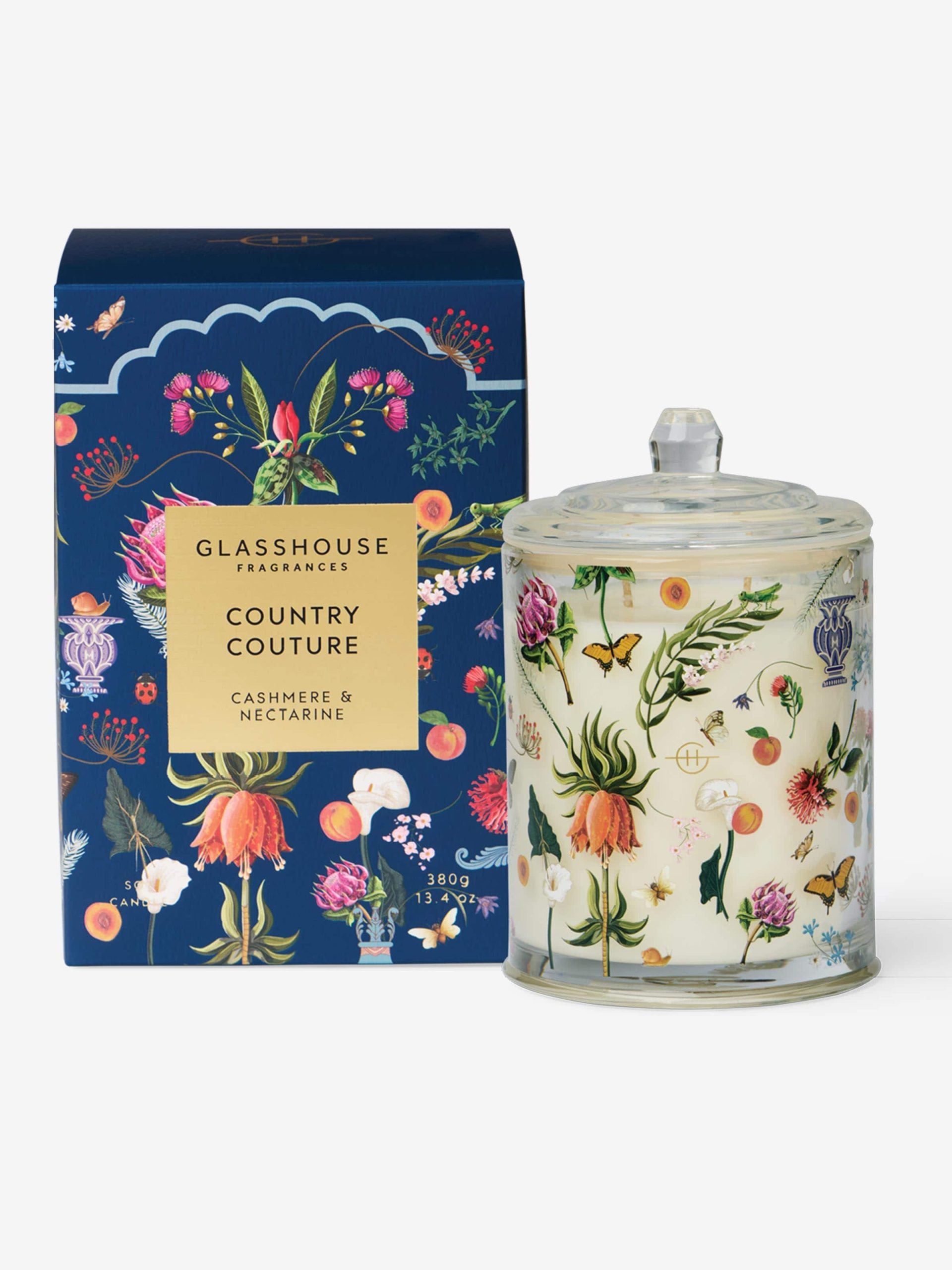 Glasshouse Fragrances Limited Edition Country Couture 380G Candle multi image 0