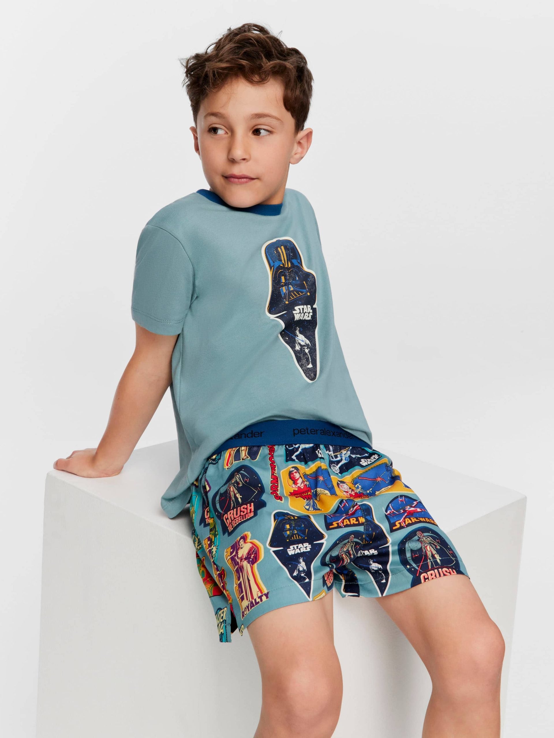Jnr Boys Star Wars Short Pj Set multi image 0