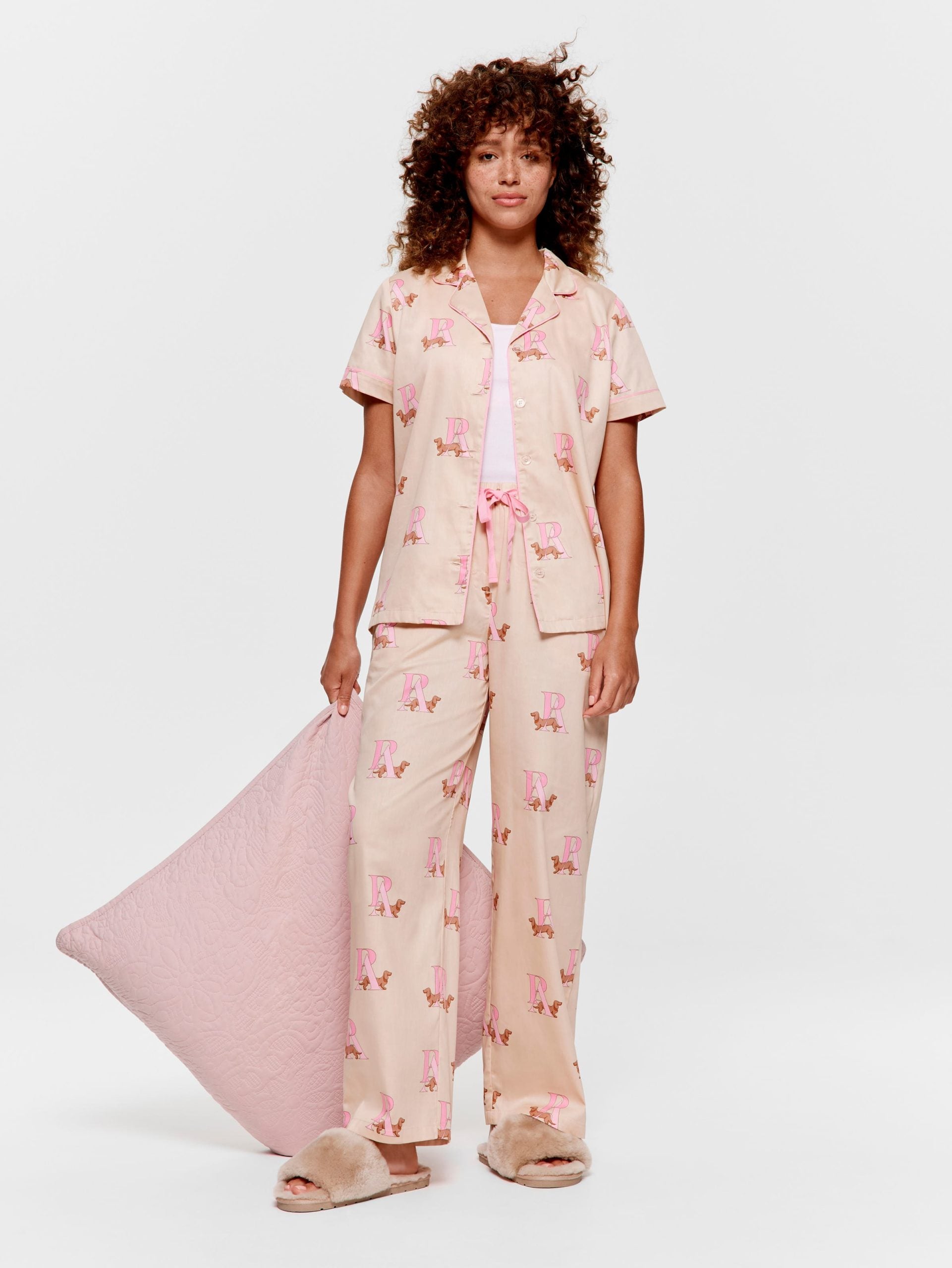 Penny Monogram 100% Cotton Pj Set multi image 0