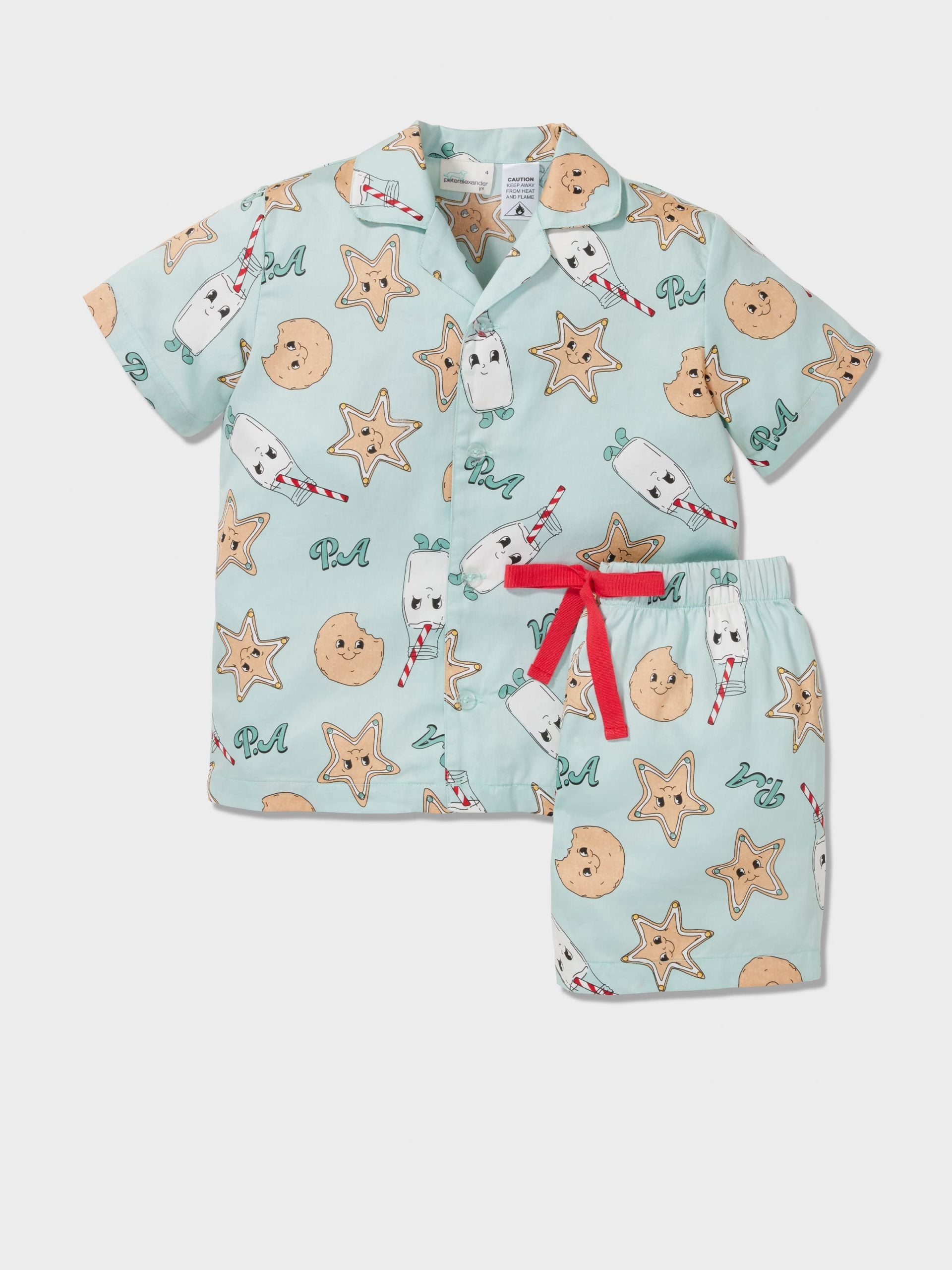 Jnr Kids Milk & Gingerbread Classic Pj Set multi image 0
