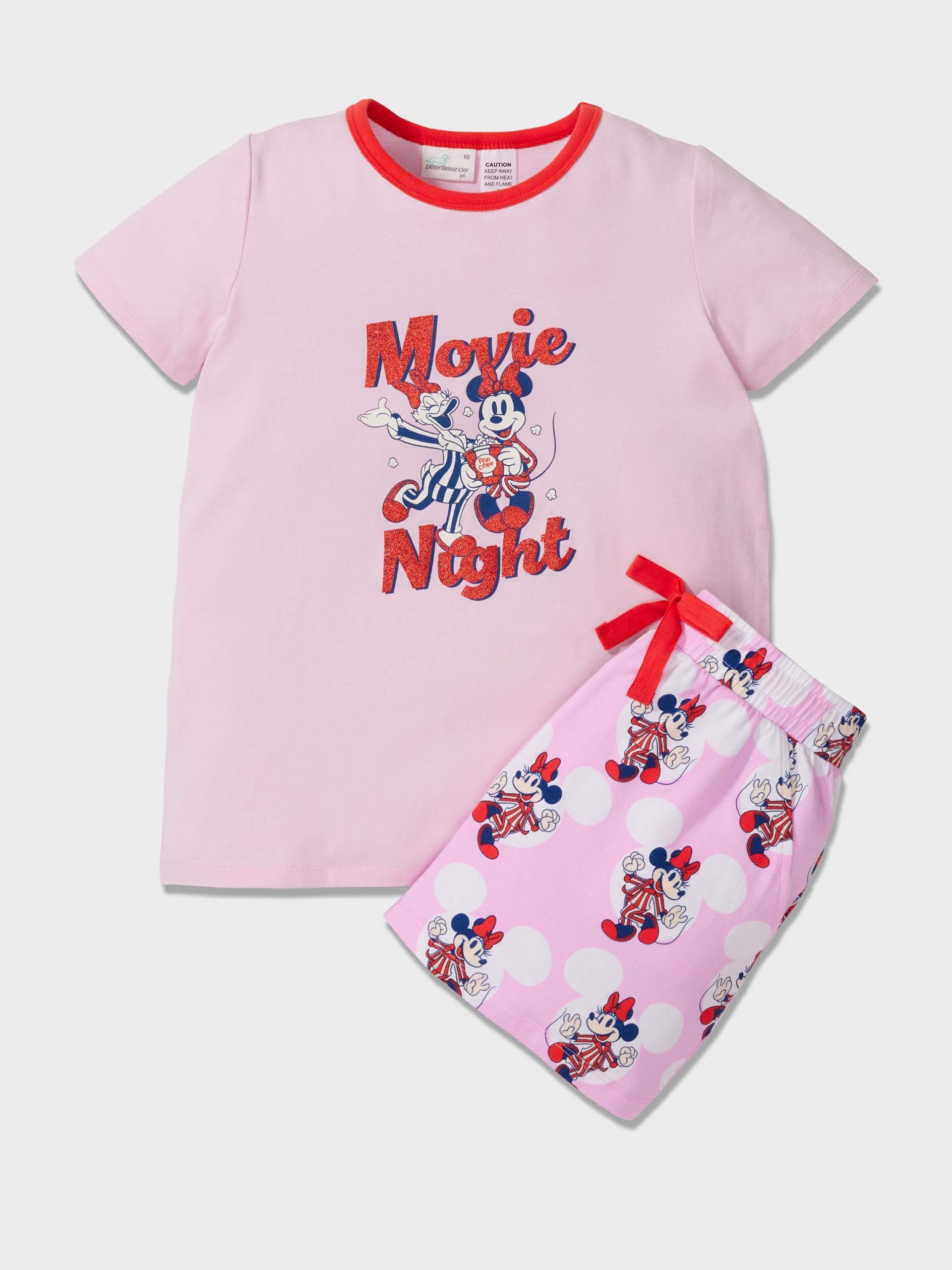 Girls Disney Minnie Short Pj Set Multi image 0