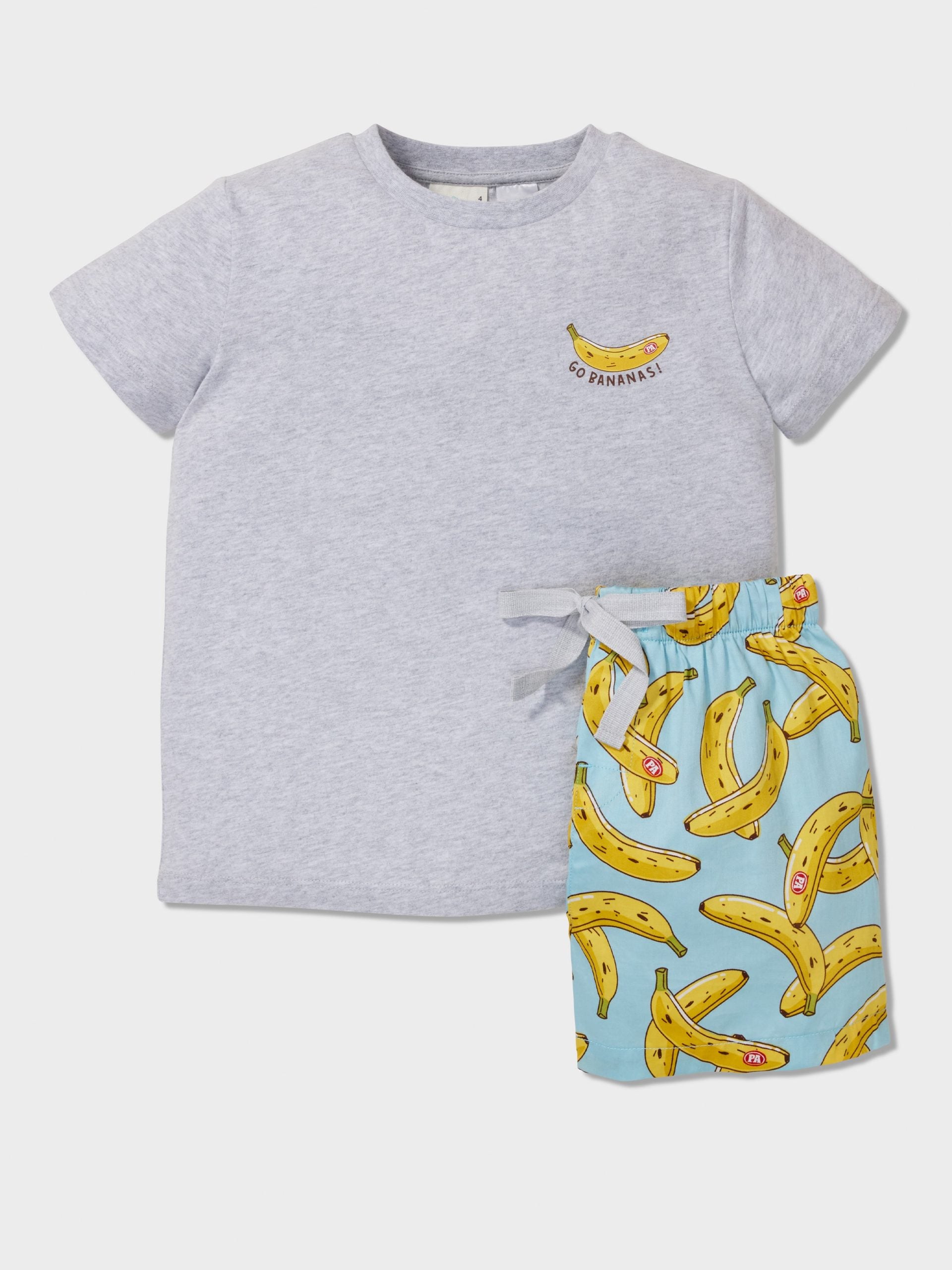 Jnr Boys Bananas Pj Set multi image 0