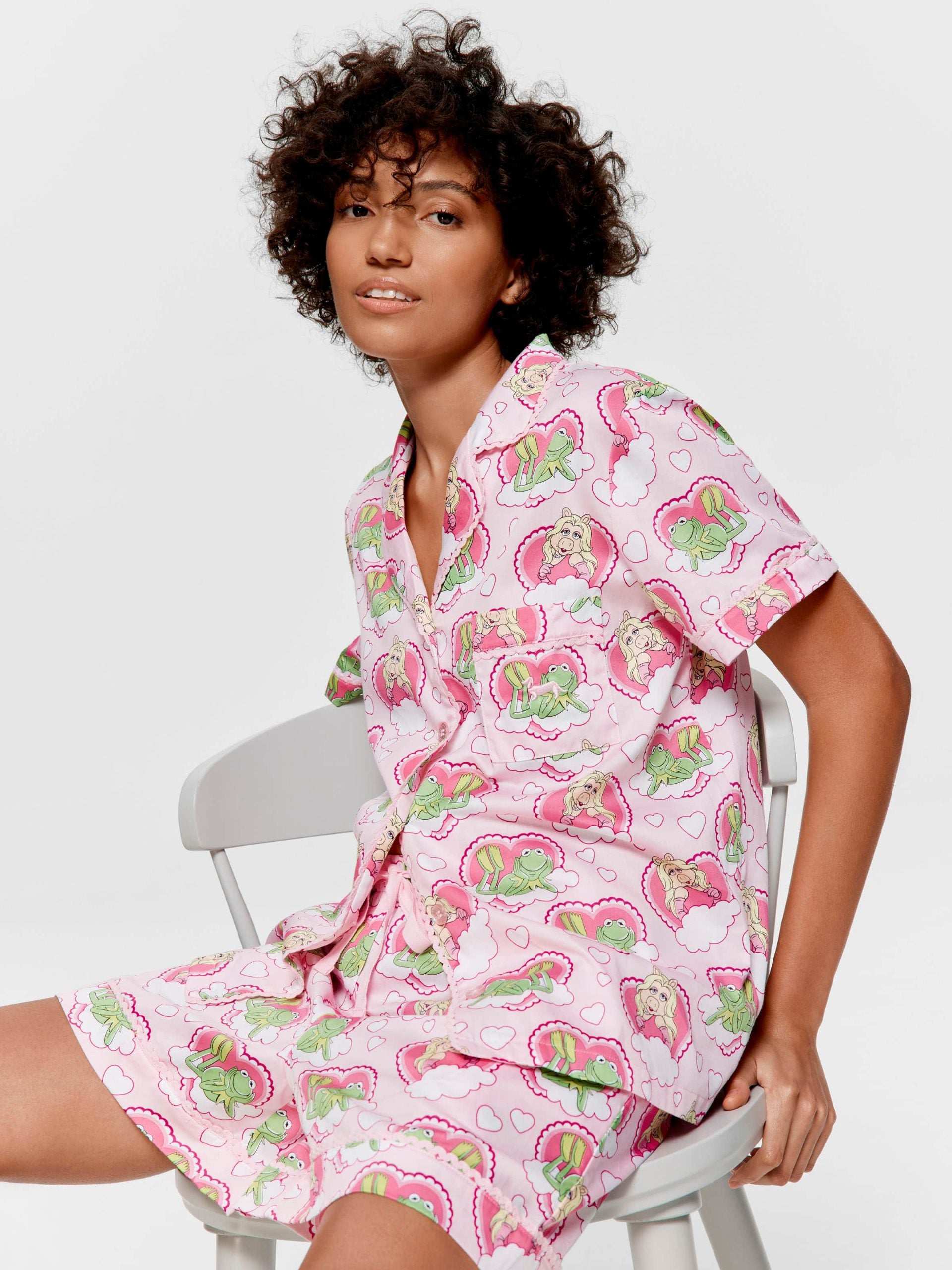 Miss Piggy & Kermit Shortie Pj Set multi image 0
