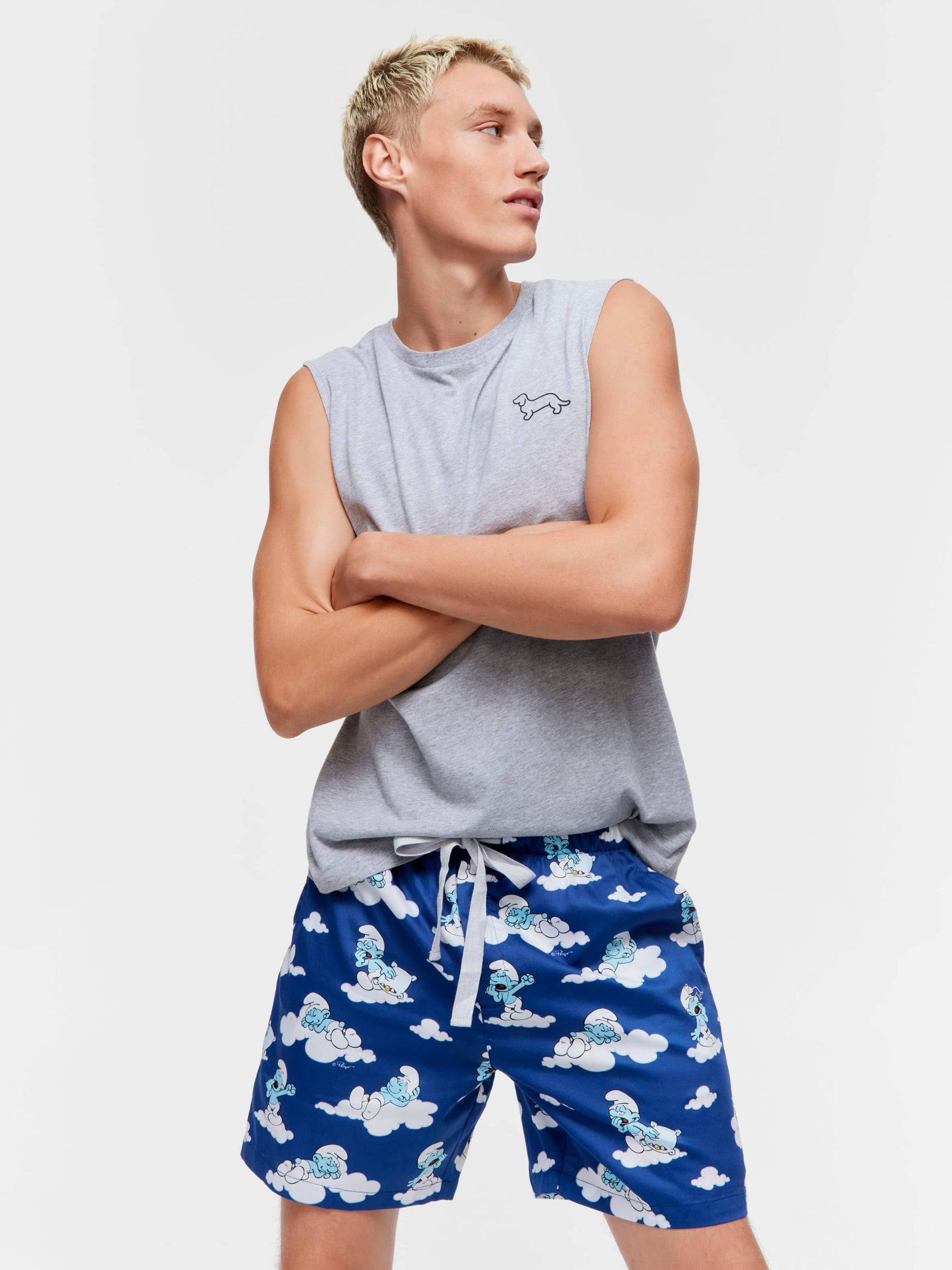 Sleepy Smurf Mid Short multi image 0