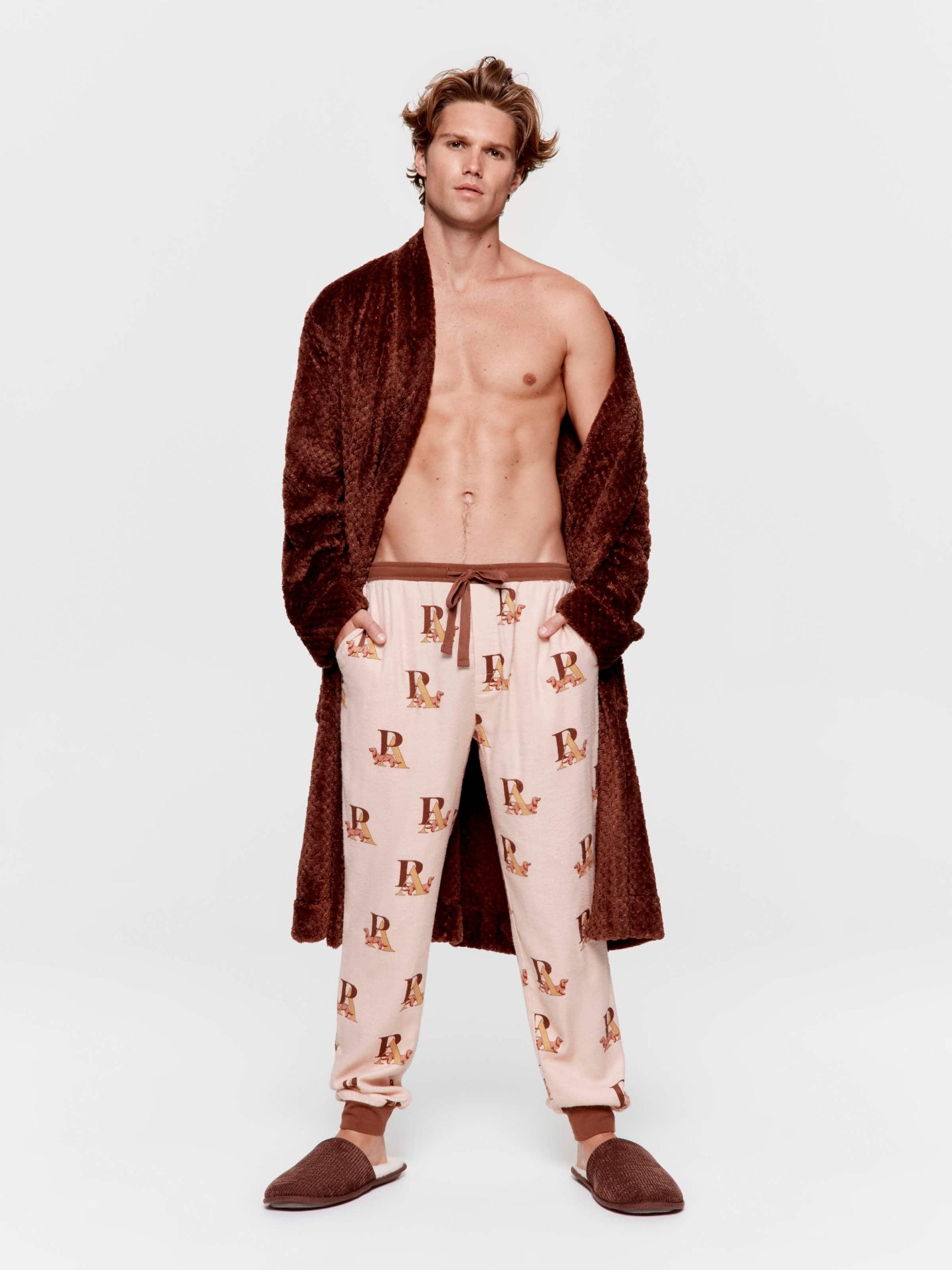 P.A Logo Classic Flannelette Pj Pant multi image 0