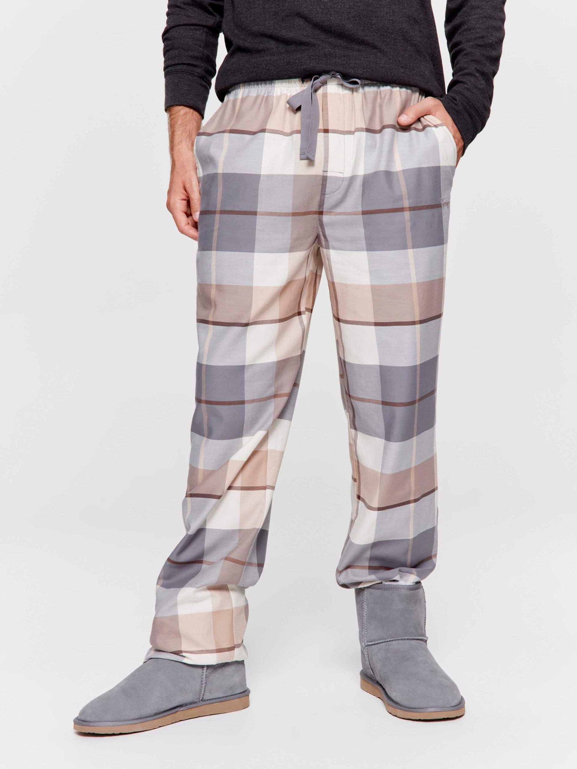 Grey Check Classic Pj Pant multi image 0