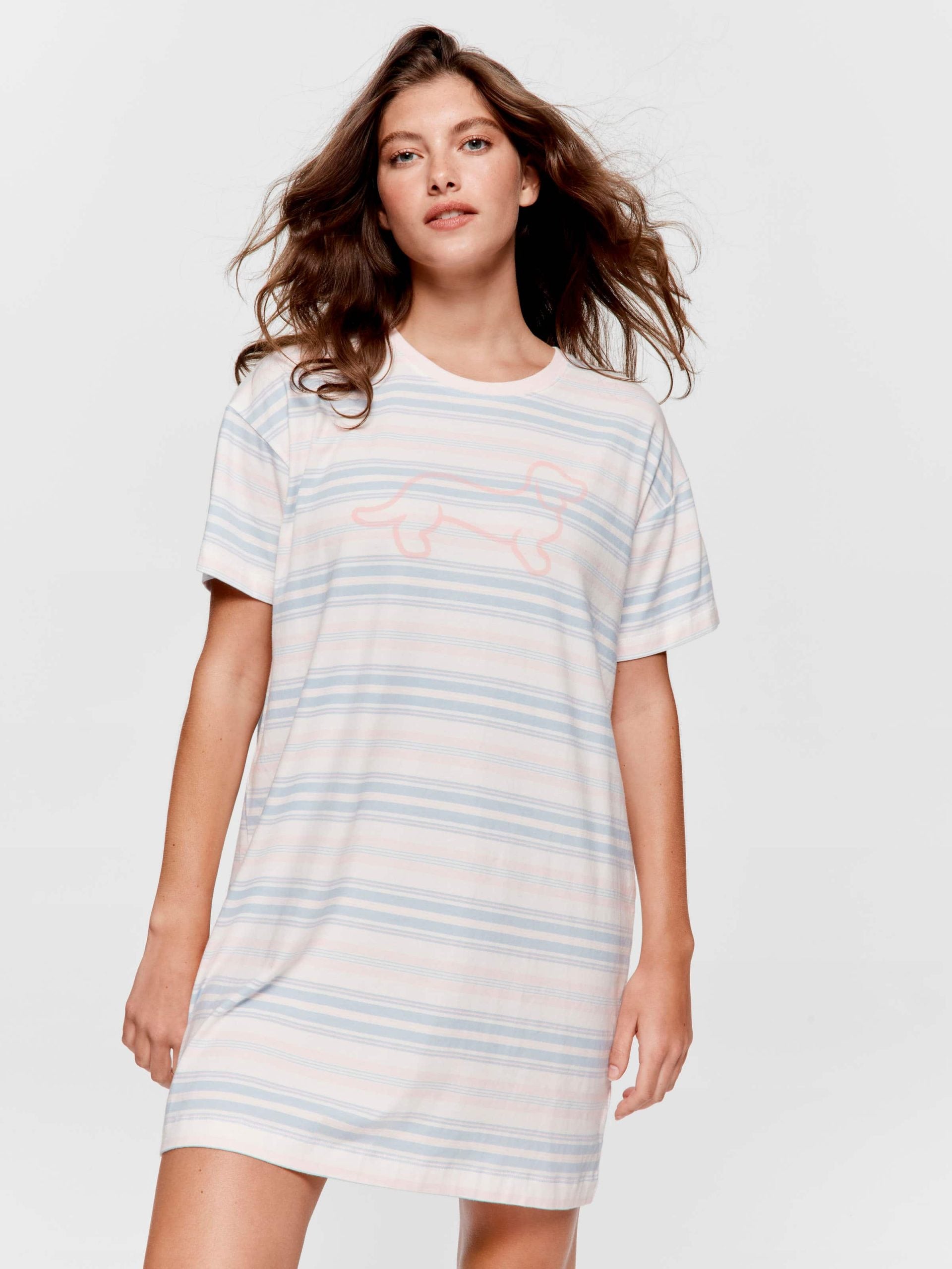 Stripe Sleep Tee multi image 0