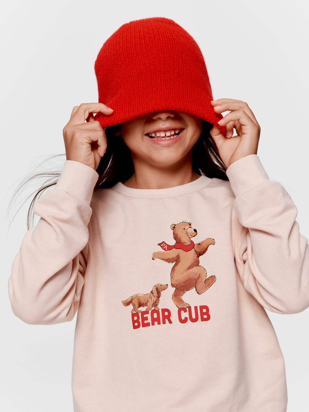 Jnr Kids Bear Cub Long Pj Set multi image 1