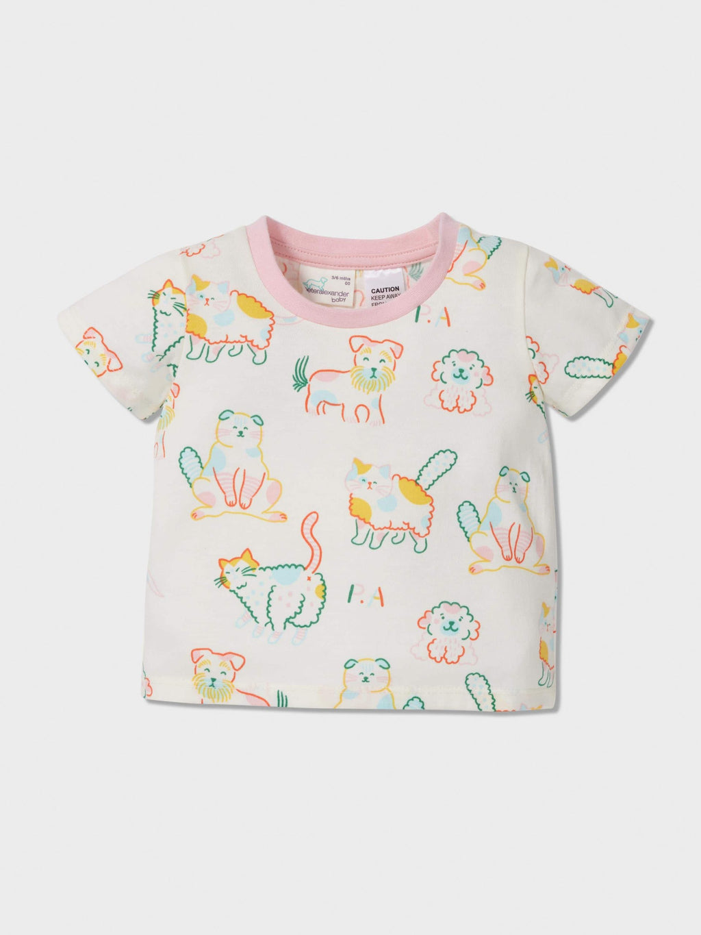 Baby Cats & Dogs Pj Set multi image 2