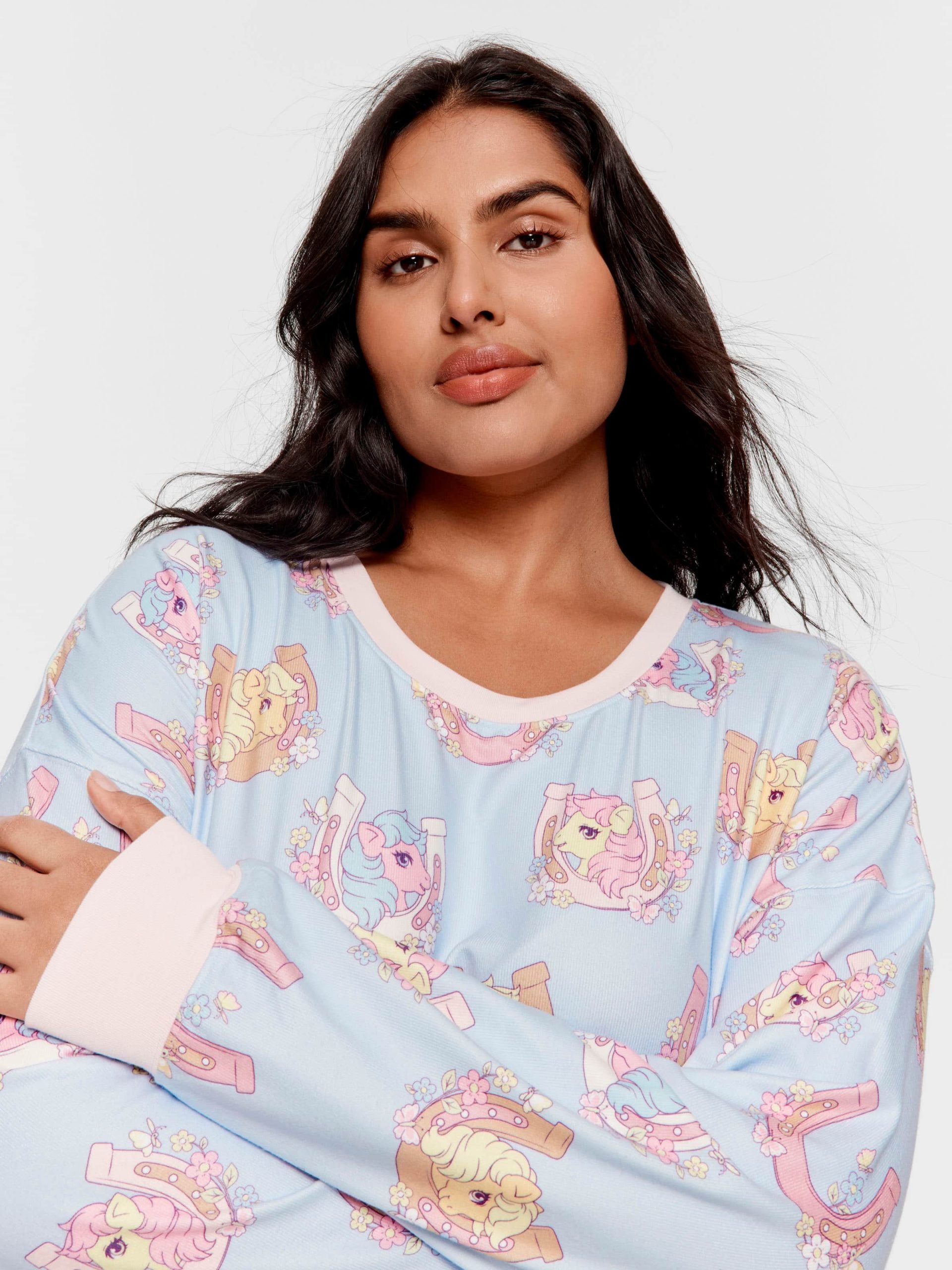 P.A. Plus My Little Pony Rodeo Long Sleeve Nightie Multi image 2