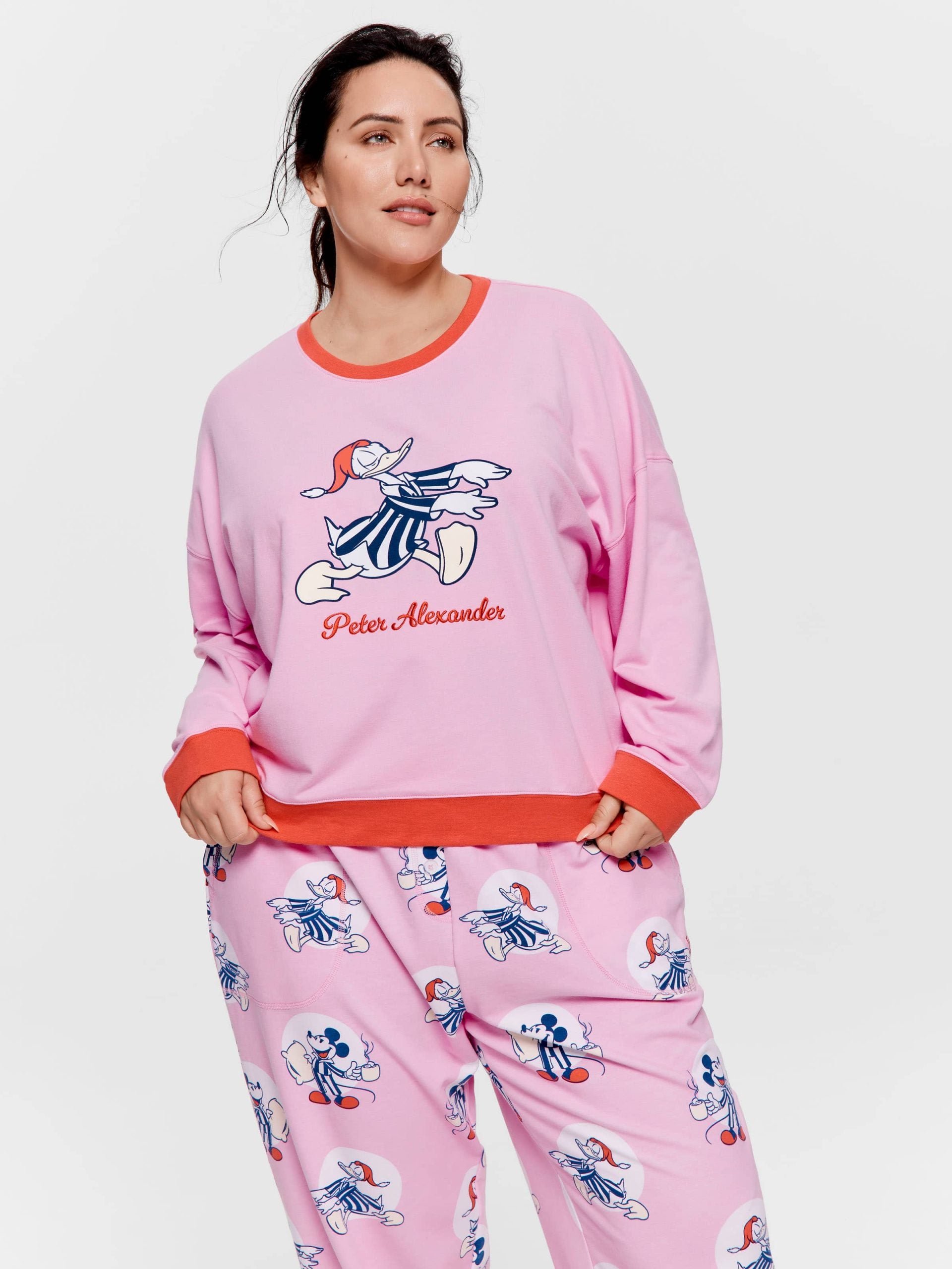P.A. Plus Sleepy Donald Duck Sweater Pink image 2