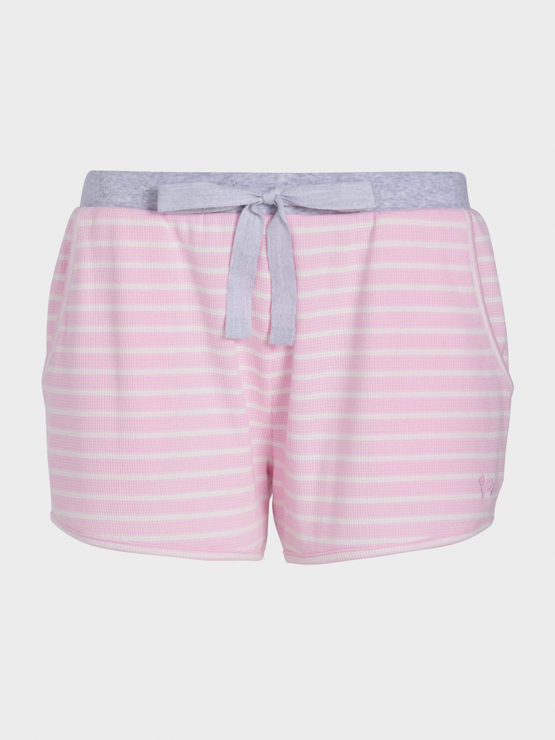 Pink Waffle Stripe Mid Short multi image 3