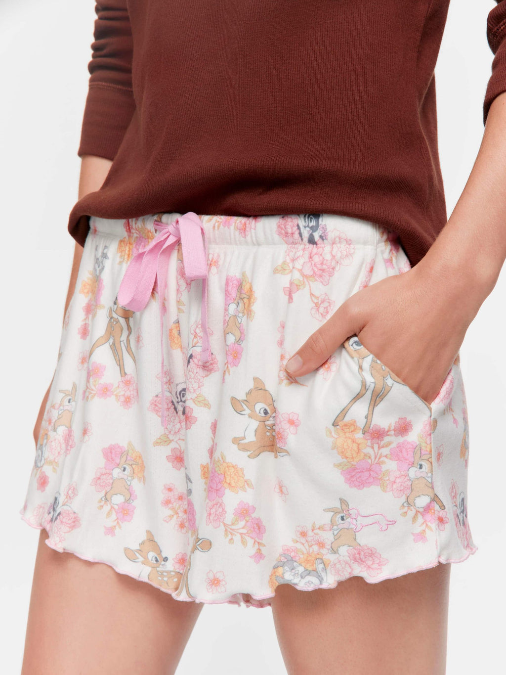 Bambi Pointelle Mini Short multi image 2