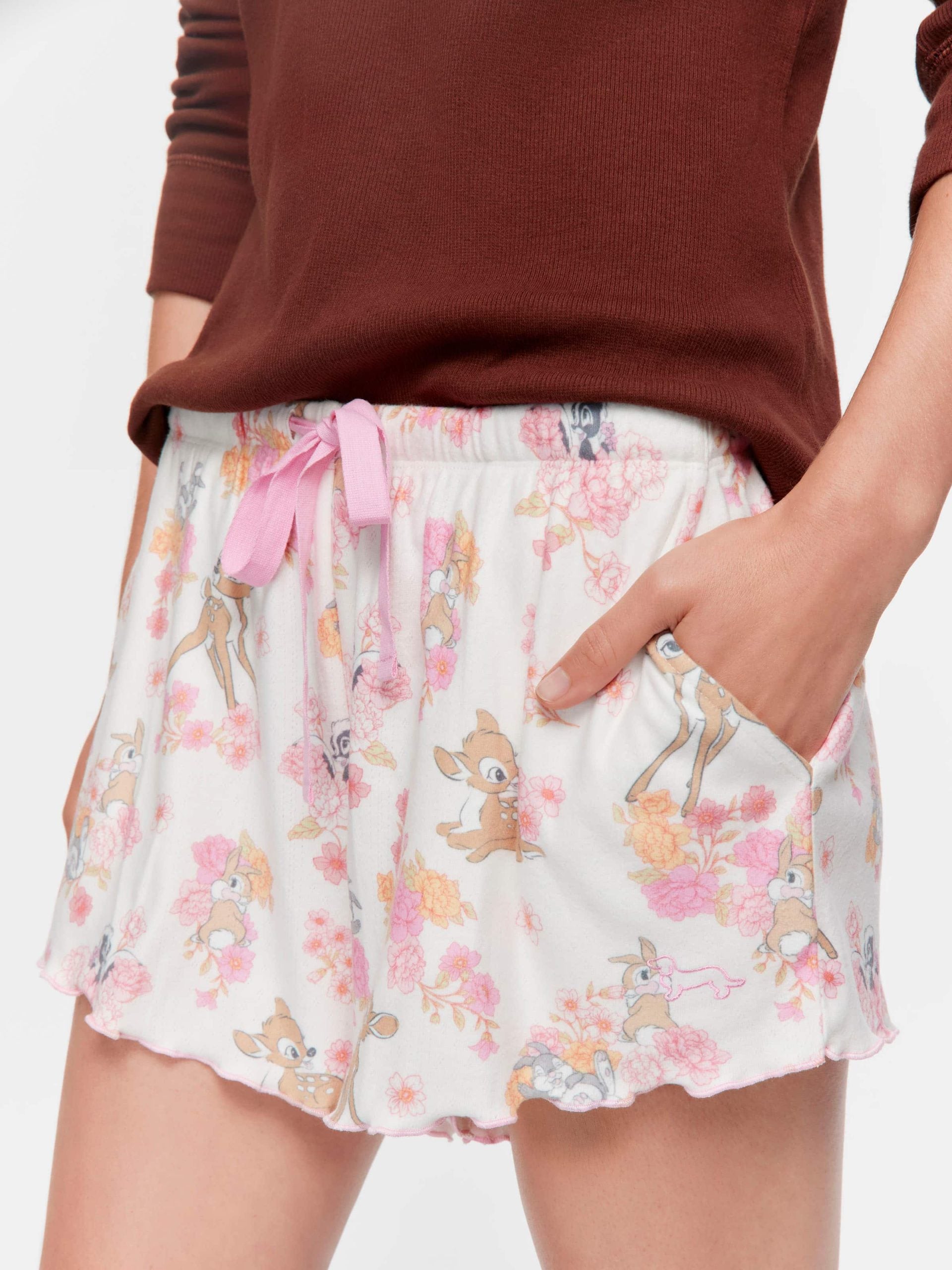 Bambi Pointelle Mini Short multi image 2