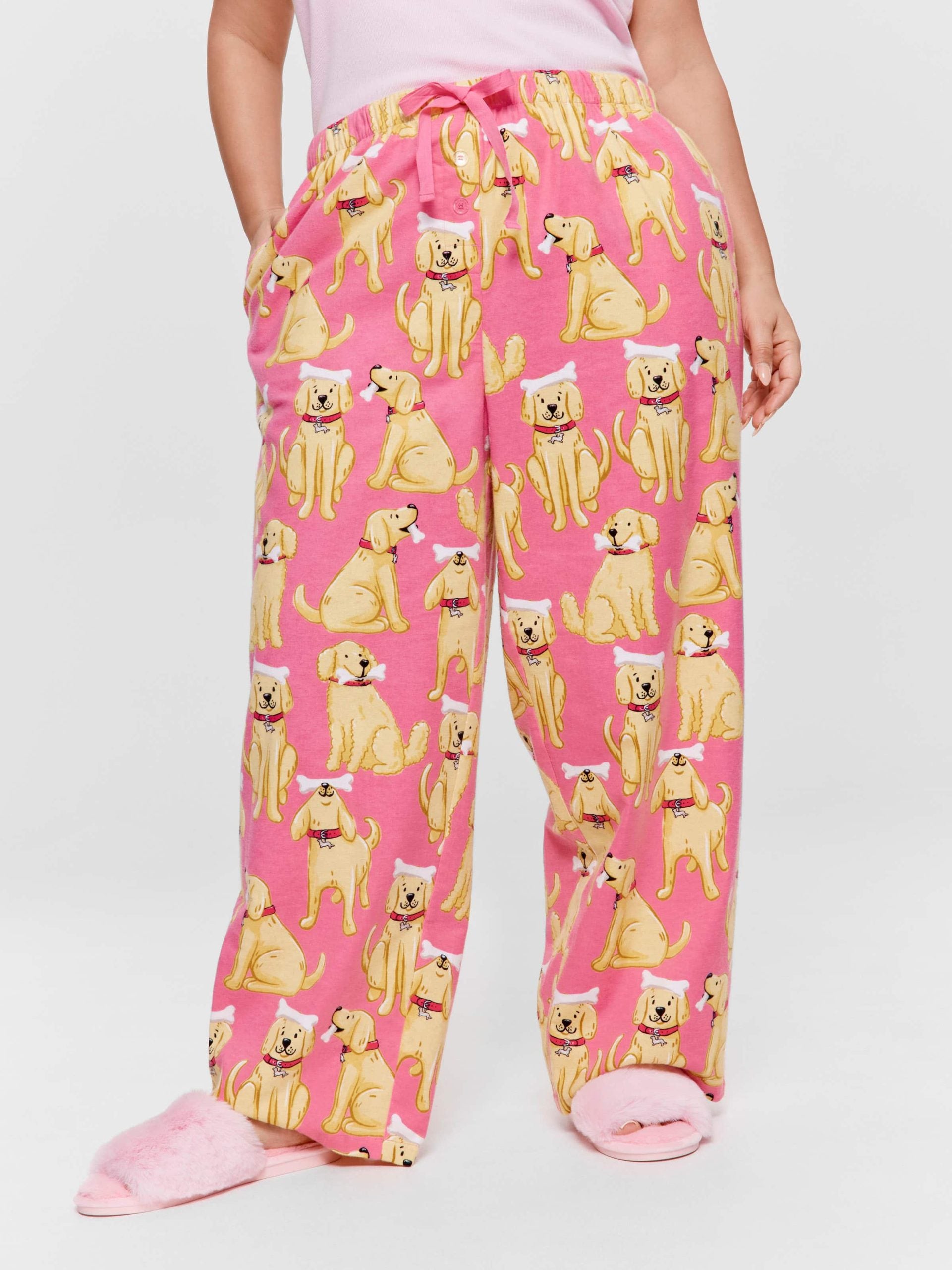 P.A. Plus Dog N Bone Classic Flannelette Pj Pant Multi image 2