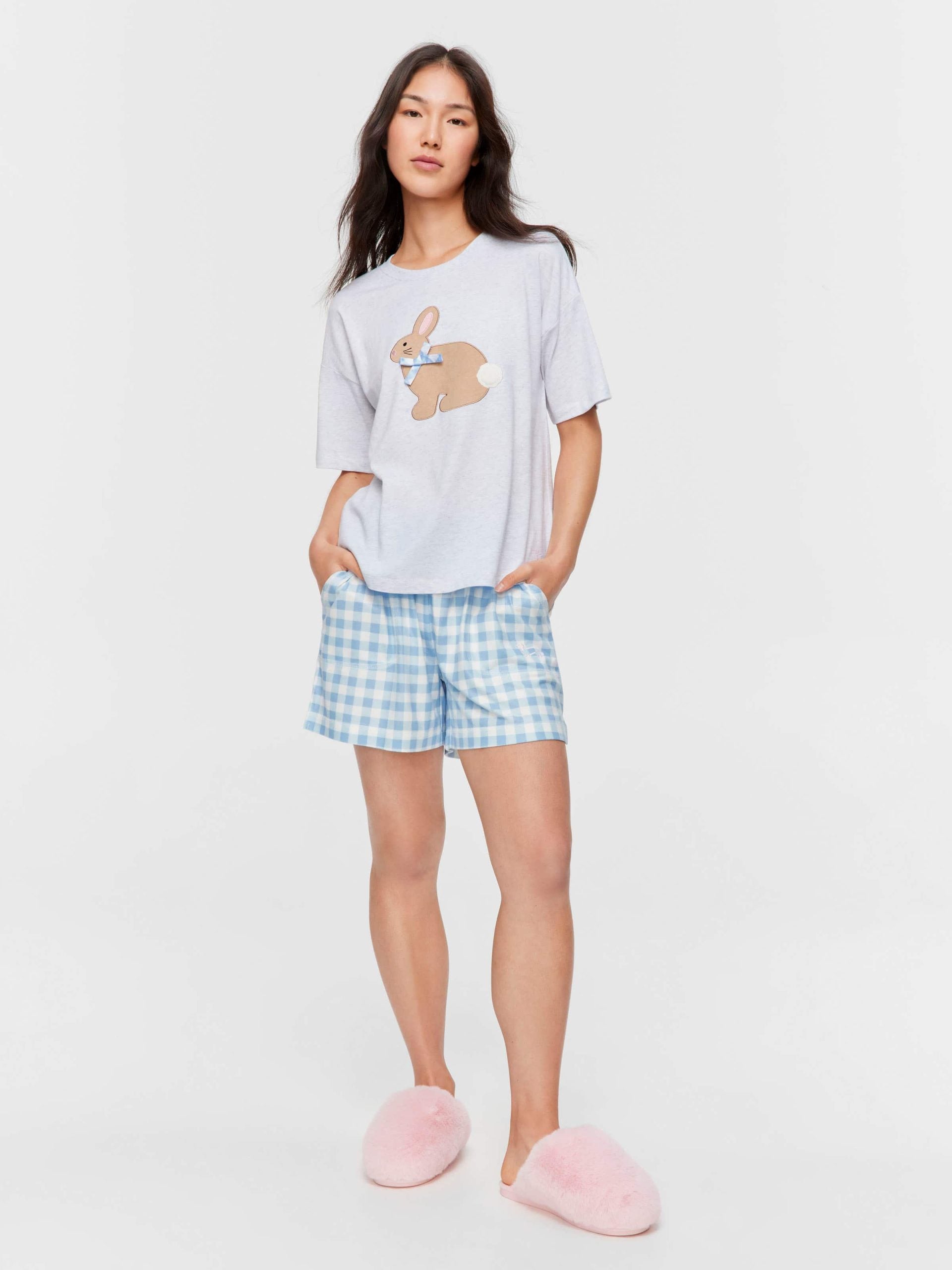 Crafty Bunny Tee greymarle image 1