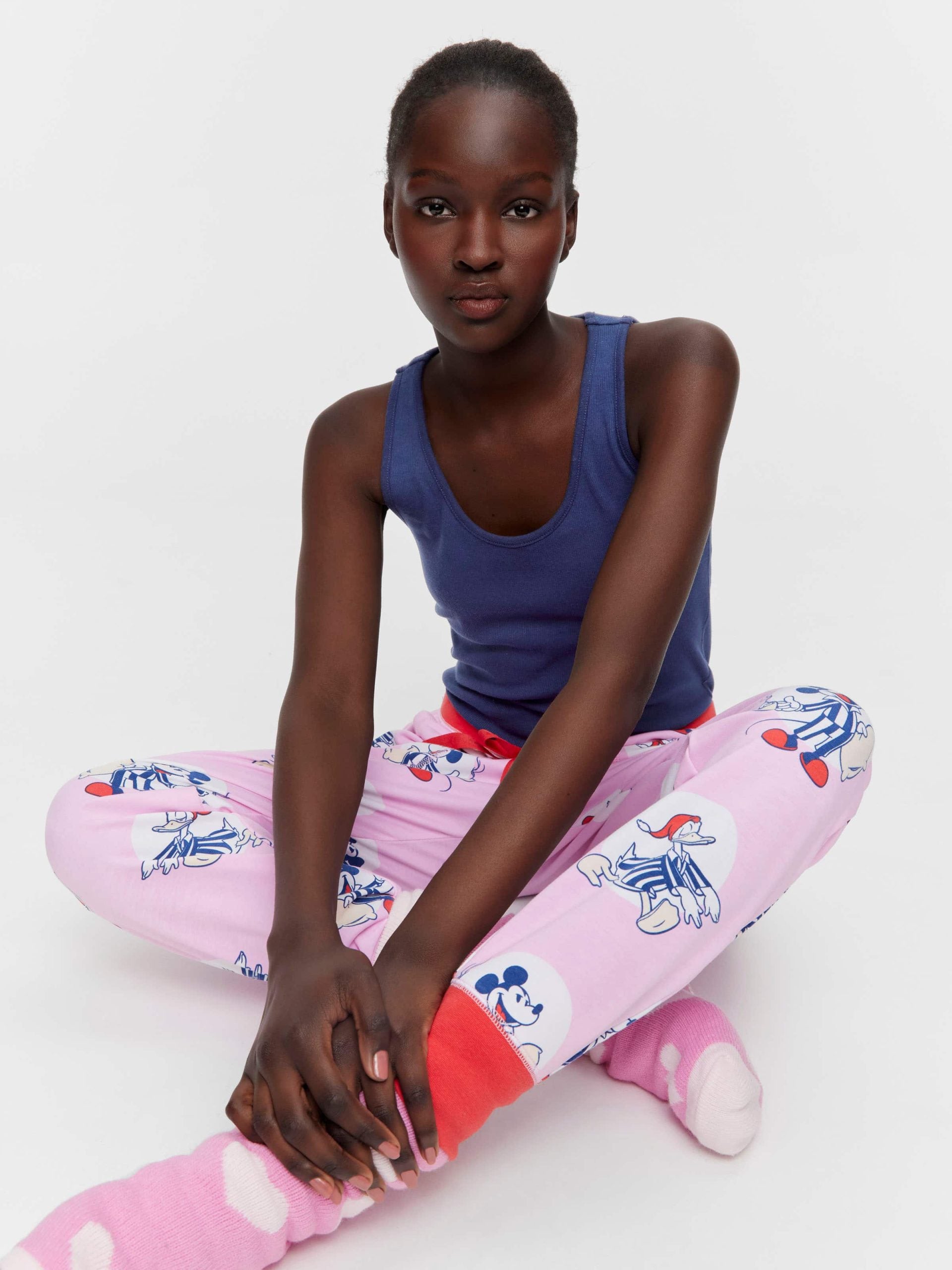 Sleepy Donald Duck Easy Pj Pant Multi image 2