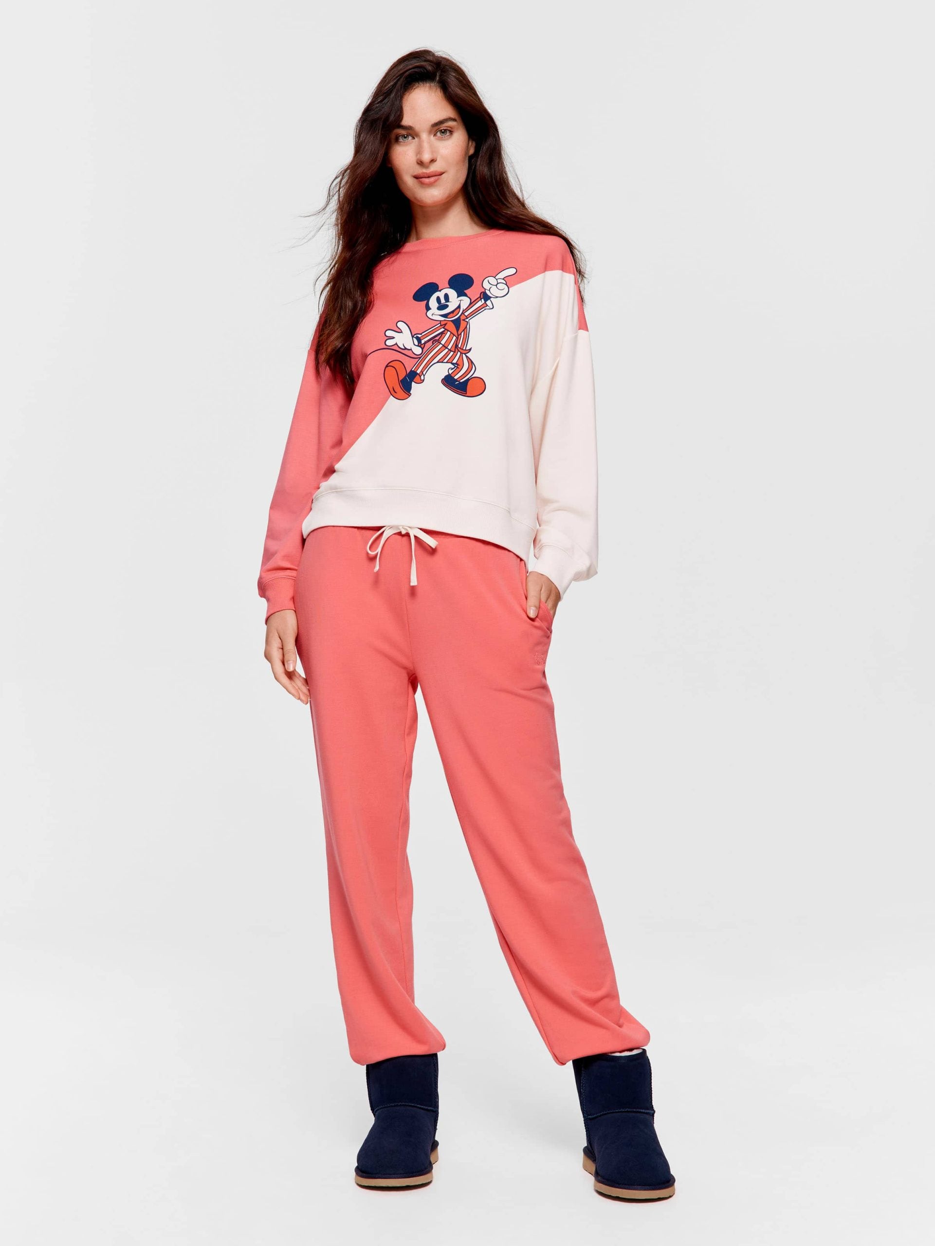Mickey Mouse Track Sweater Red image 1