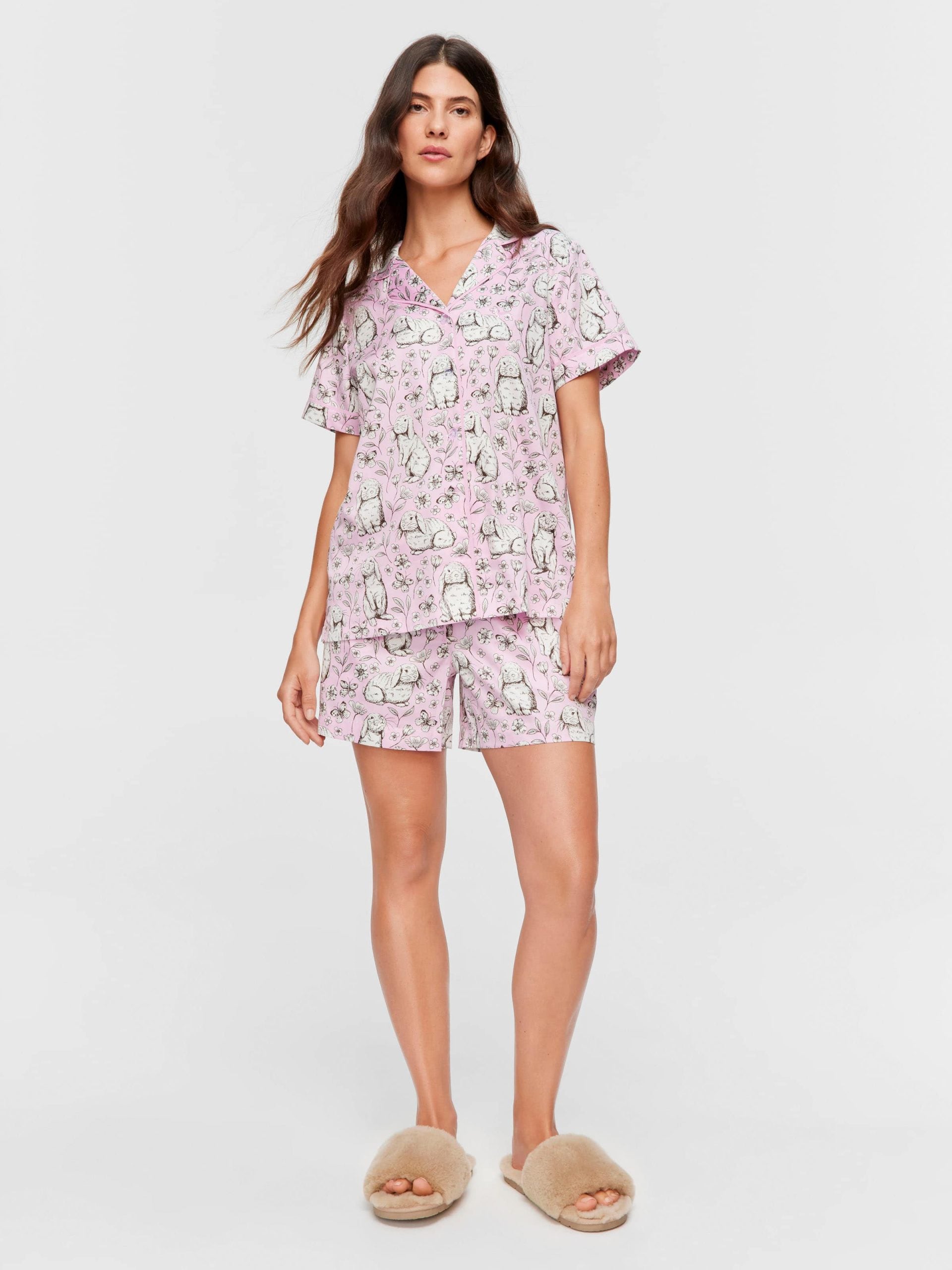 Toile Bunny Shortie Pj Set multi image 3