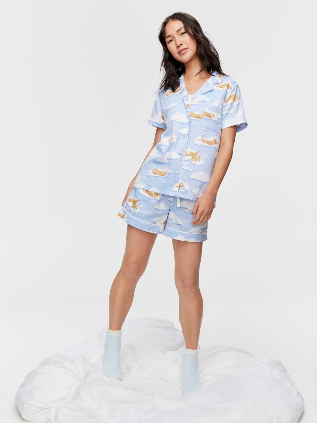 Penny On Cloud Shortie Pj Set Multi image 3