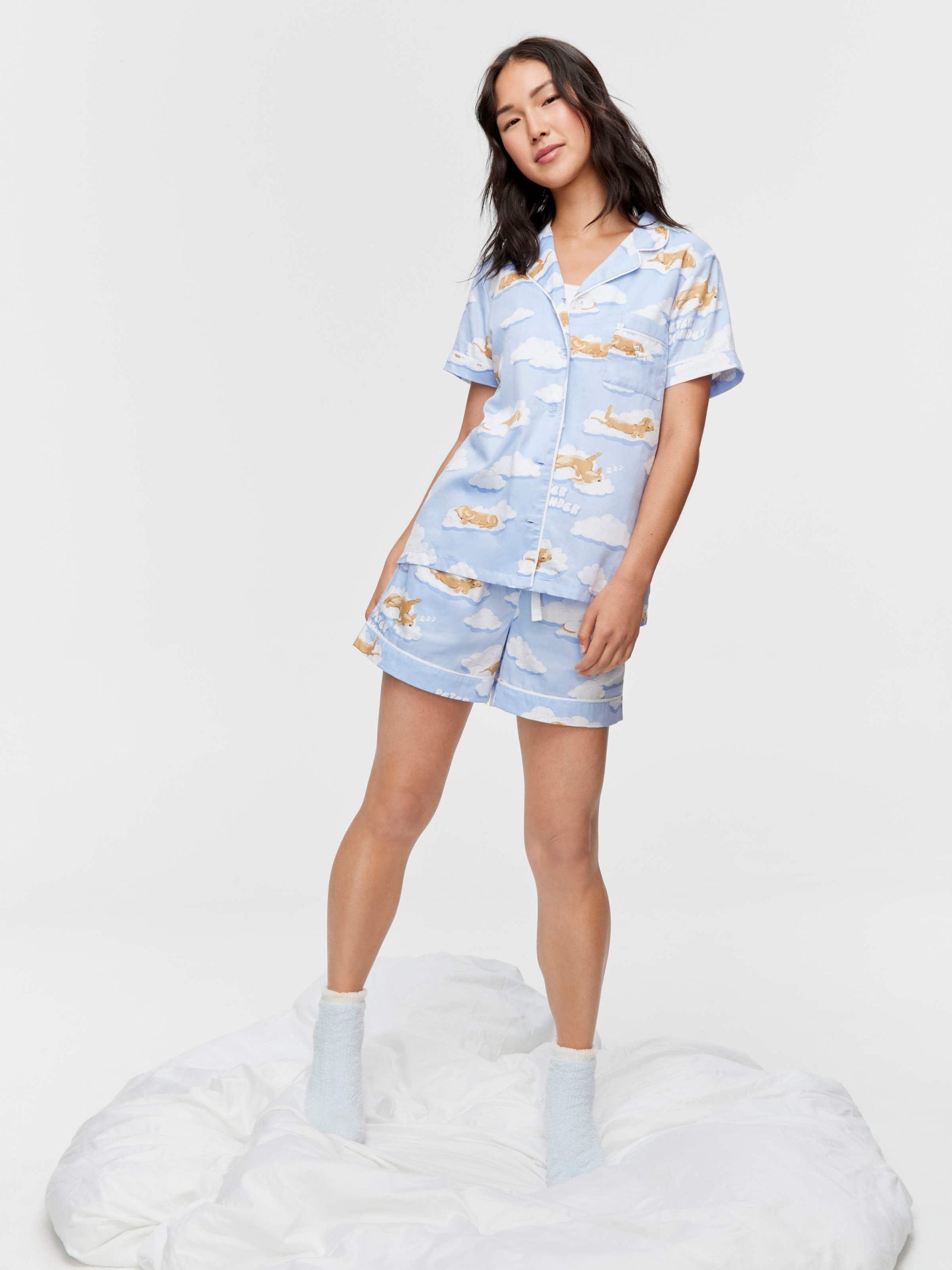 Penny On Cloud Shortie Pj Set Multi image 3