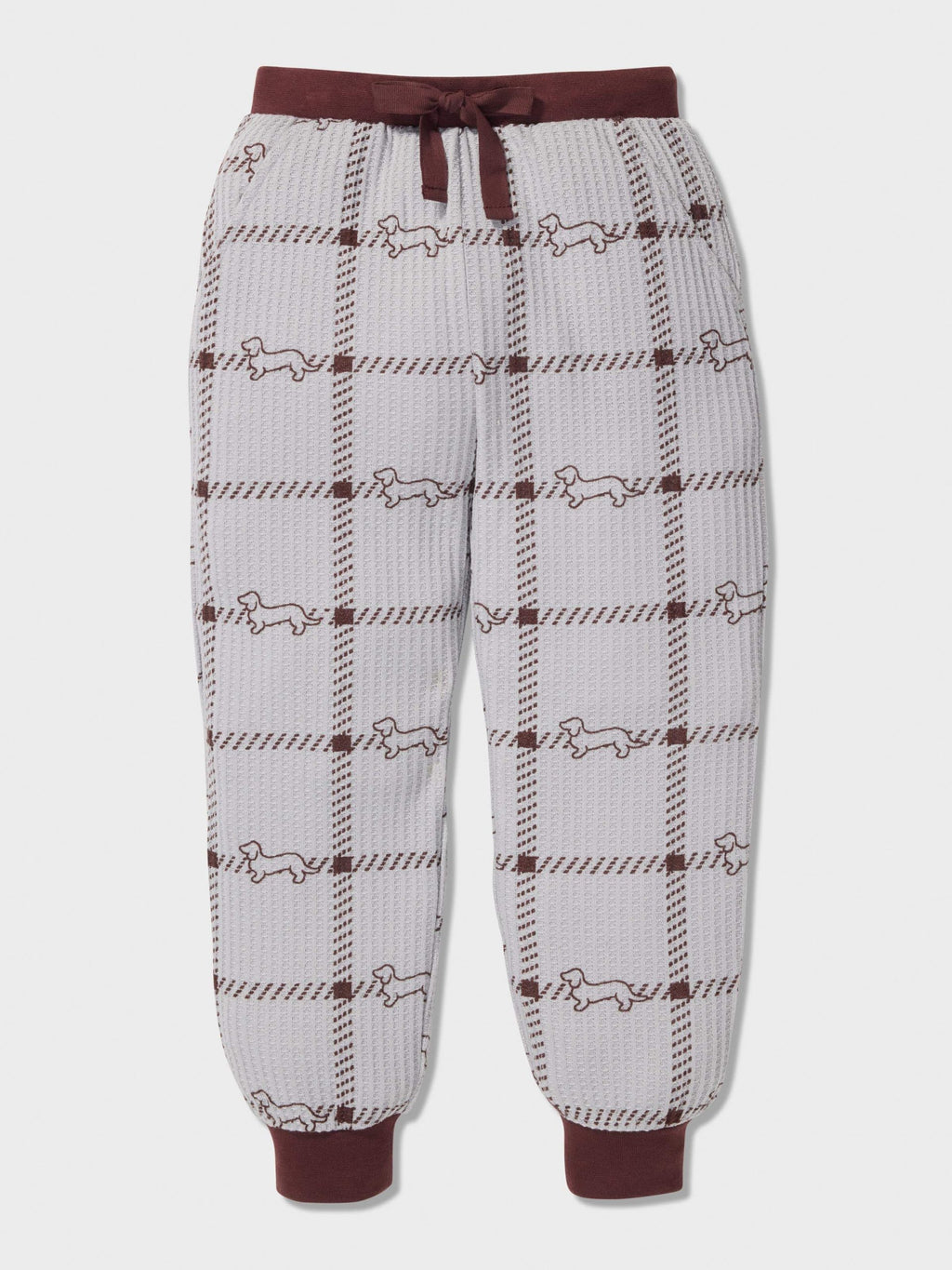 Boys Check Waffle Pj Set multi image 3