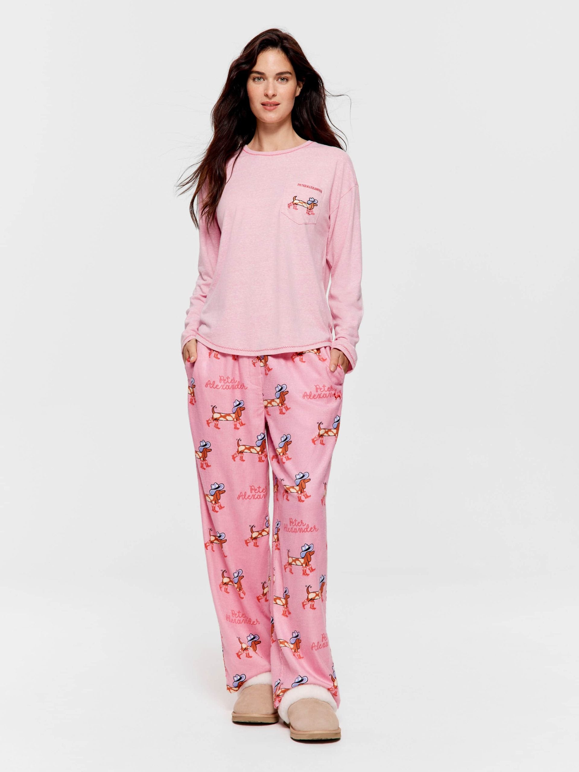 Cowdog Long Sleeve Top Pale Pink image 2