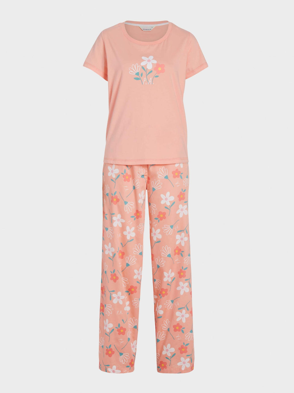 Floral Tee & Pants Pj Set multi image 3