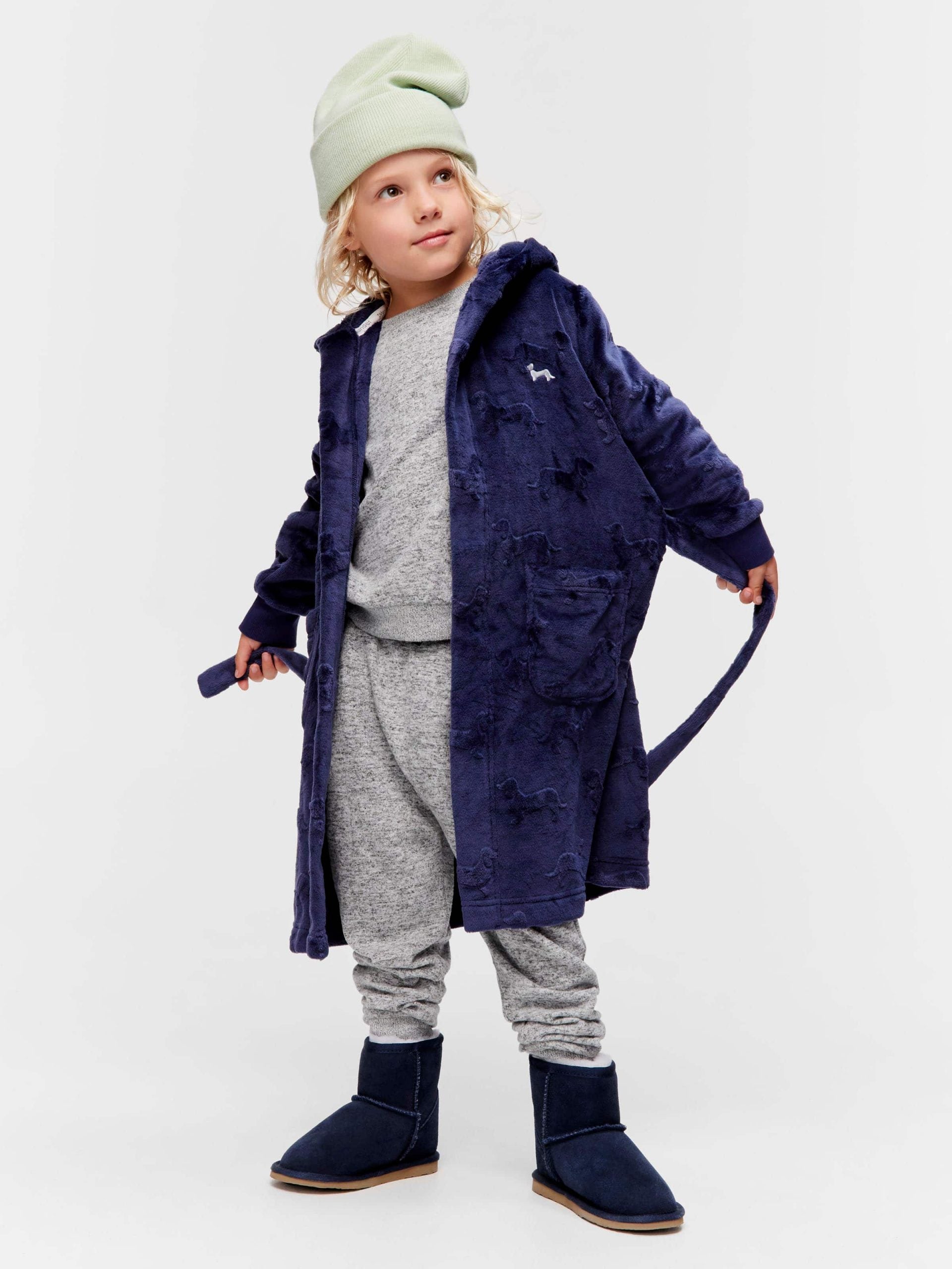 Jnr Kids Navy Penny Gown navy image 1
