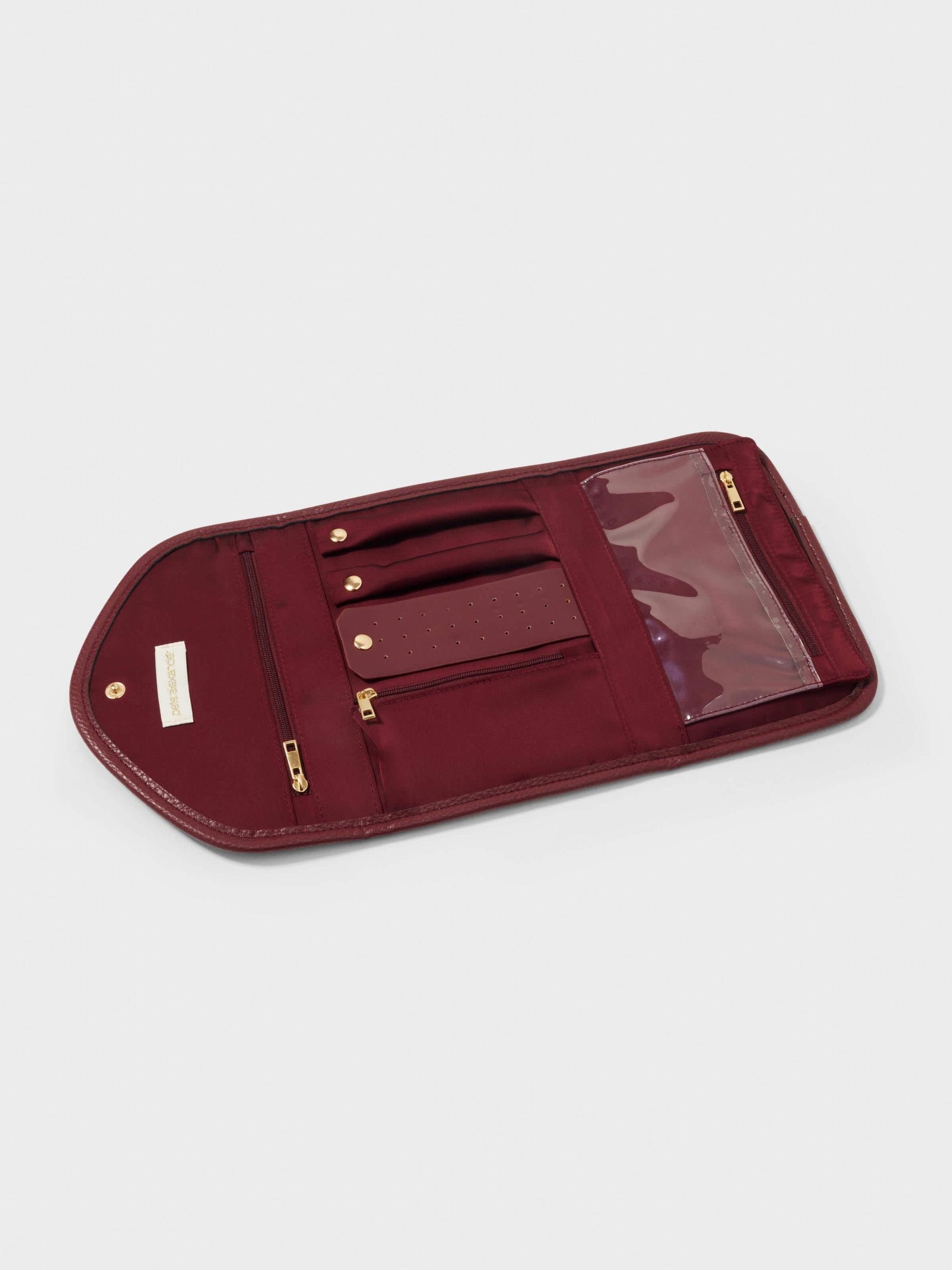 Burgundy Jewellery Wallet burgundy image 2