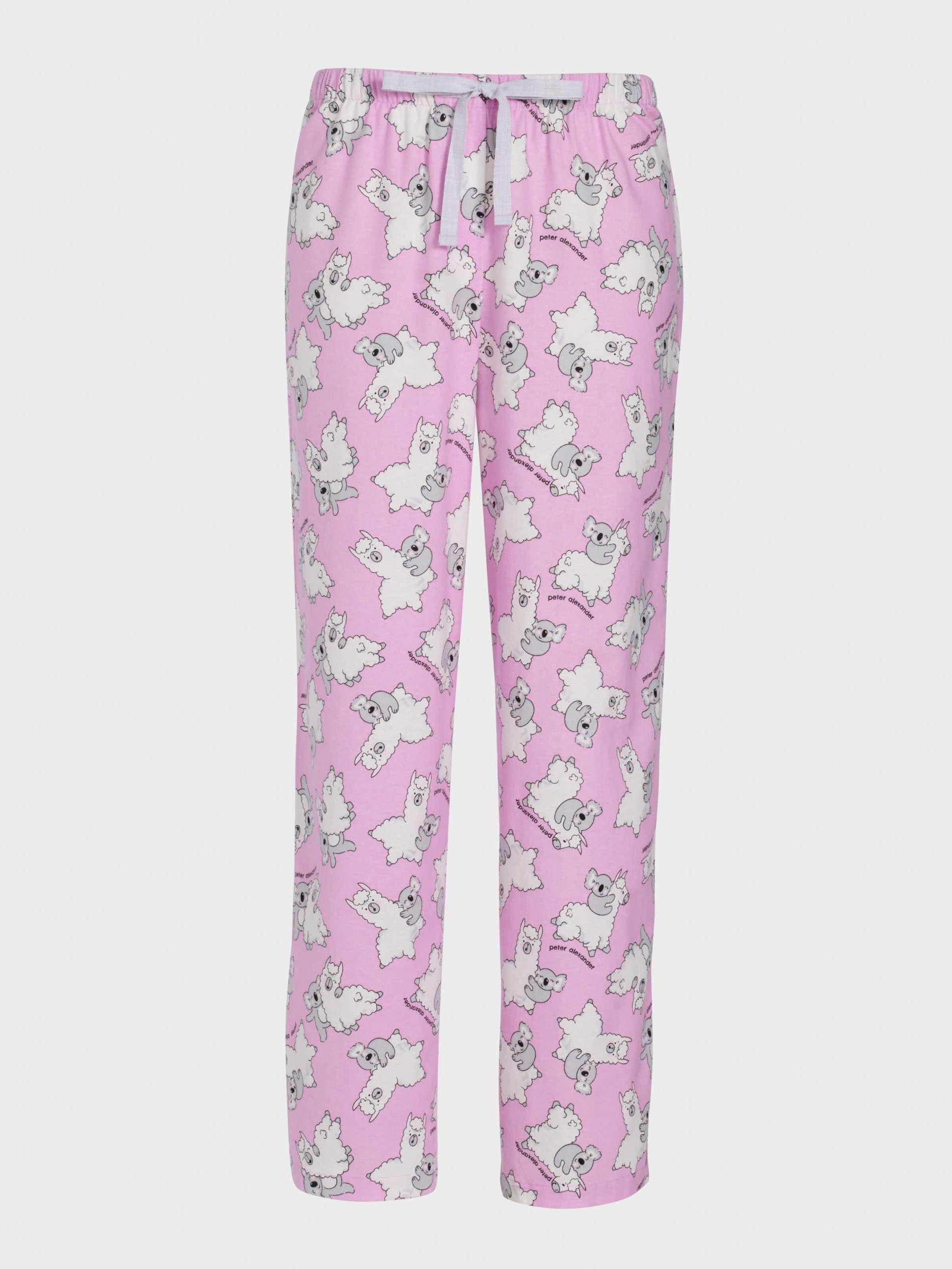 Koala & Llama Classic Flannelette Pj Pant multi image 3