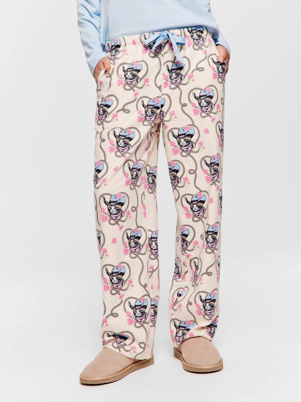 Cowboy Kitty Flannelette Classic Pj Pant Multi image 1